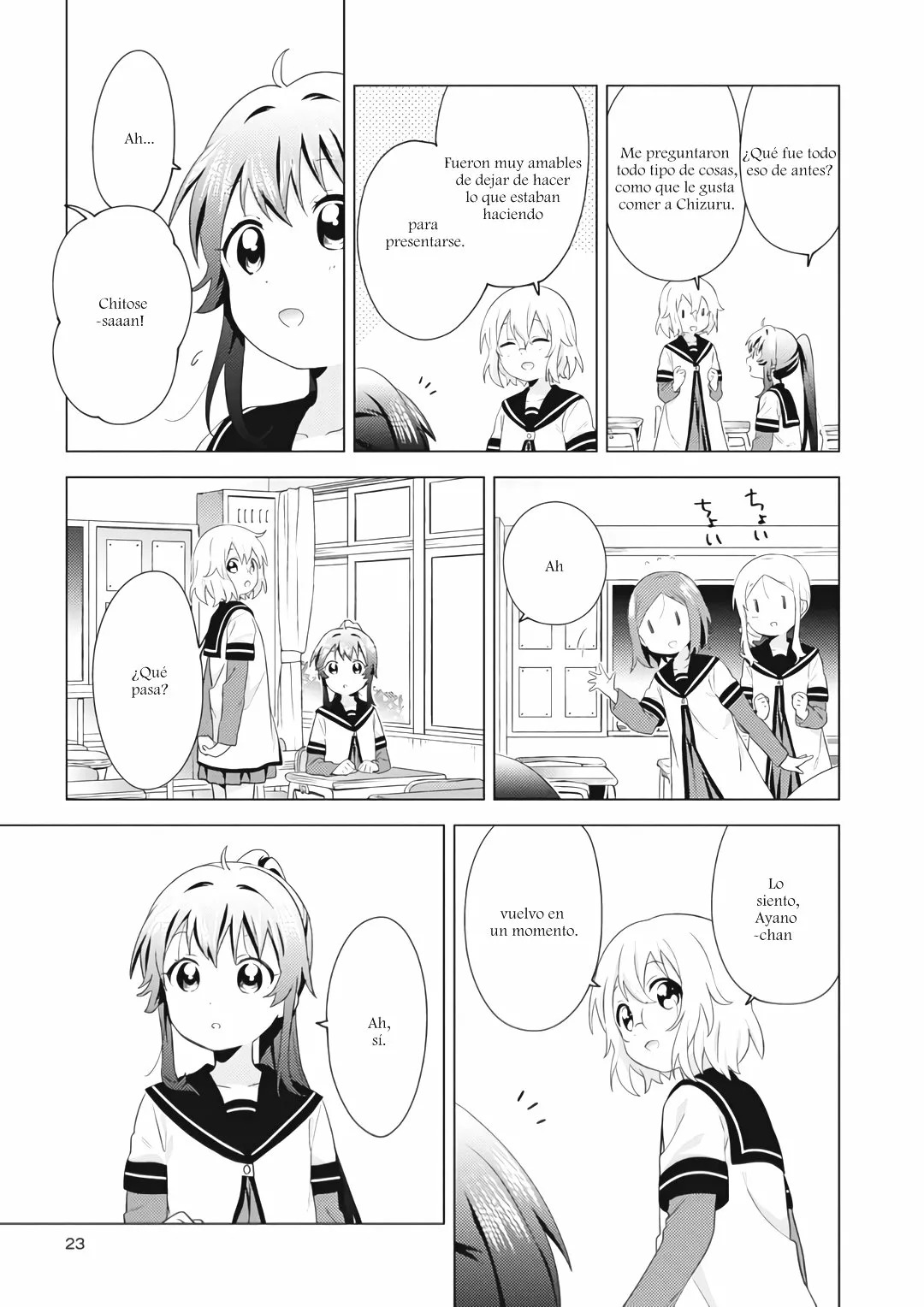 Yuru Yuri Capitulo 170: Rumor de las Groupies página 5