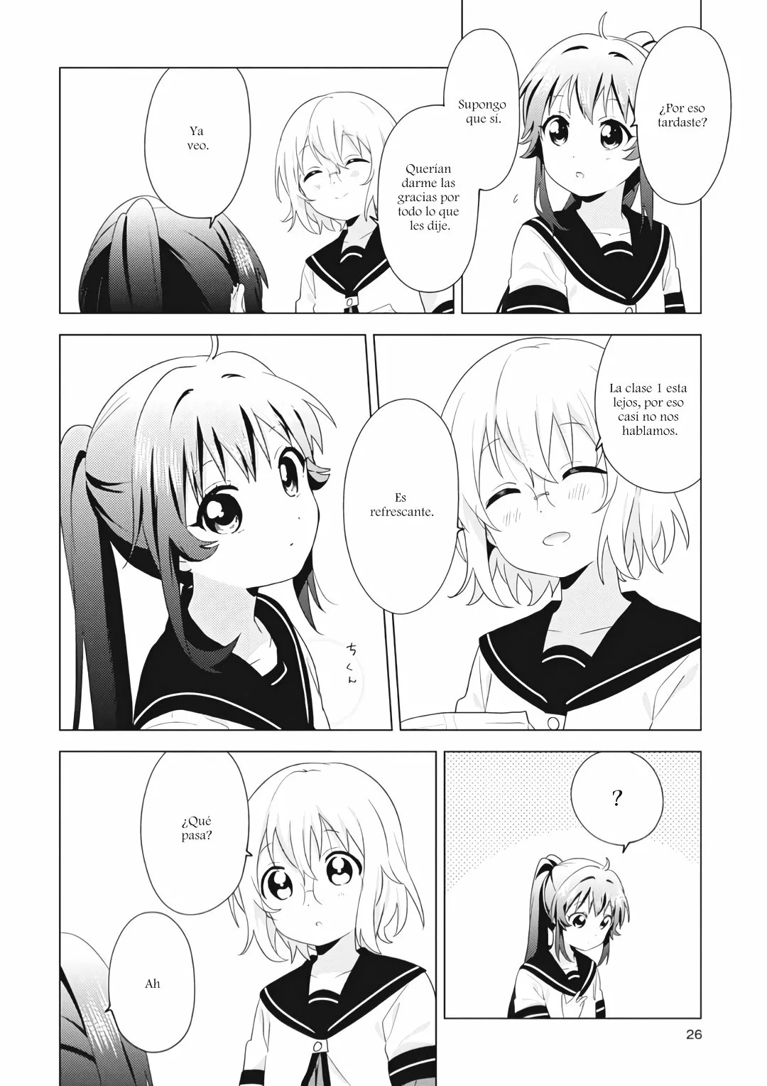 Yuru Yuri Capitulo 170: Rumor de las Groupies página 8