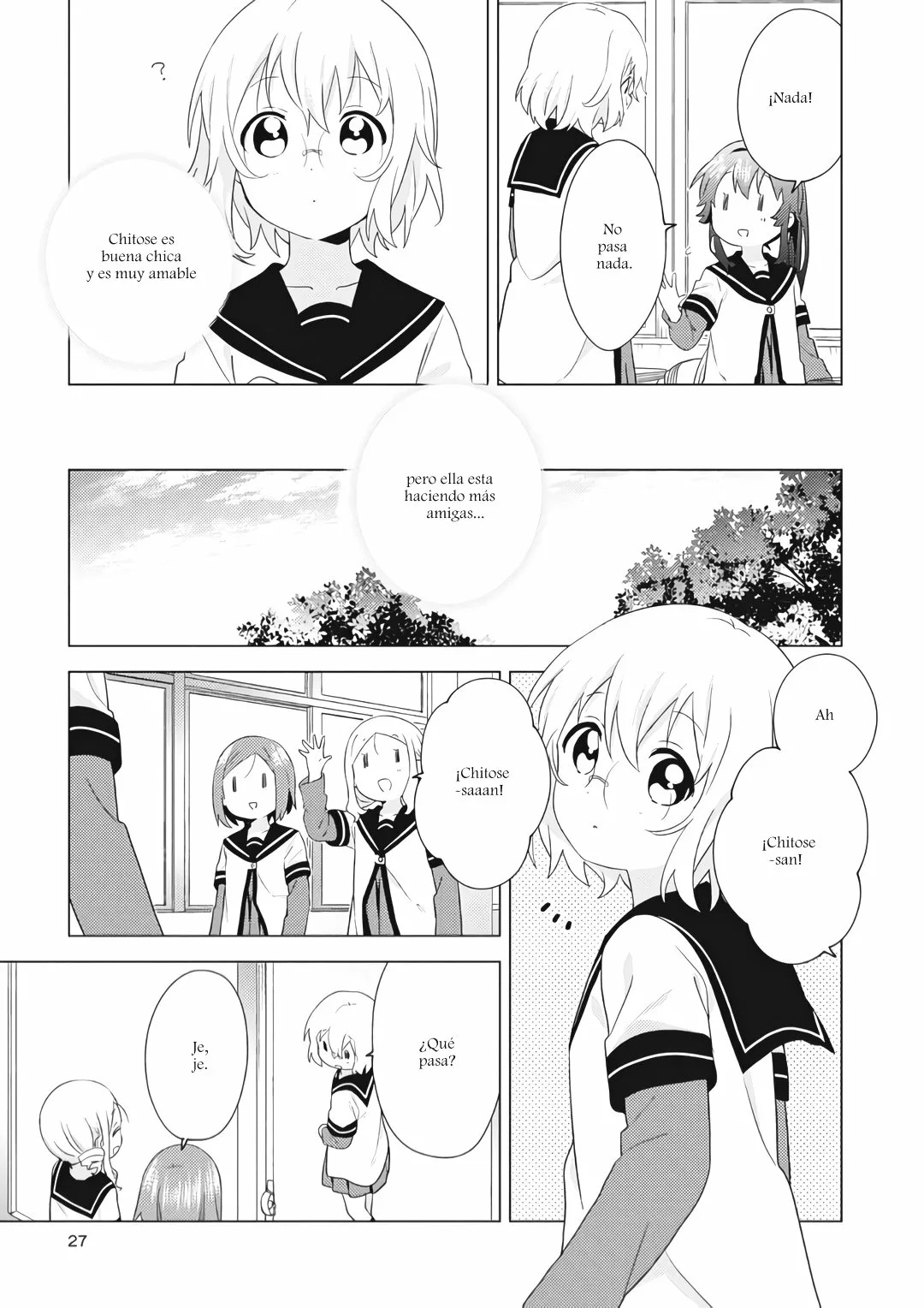 Yuru Yuri Capitulo 170: Rumor de las Groupies página 9