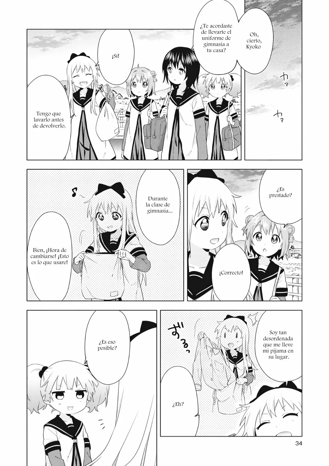 Yuru Yuri Capitulo 171: Historias verdaderamente vergonzosas página 2