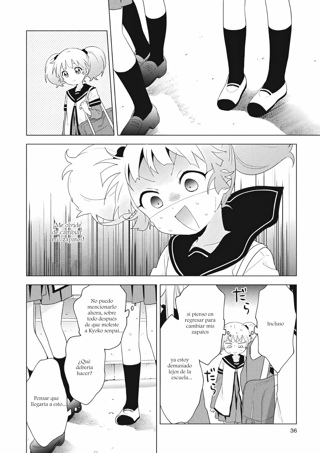 Yuru Yuri Capitulo 171: Historias verdaderamente vergonzosas página 4