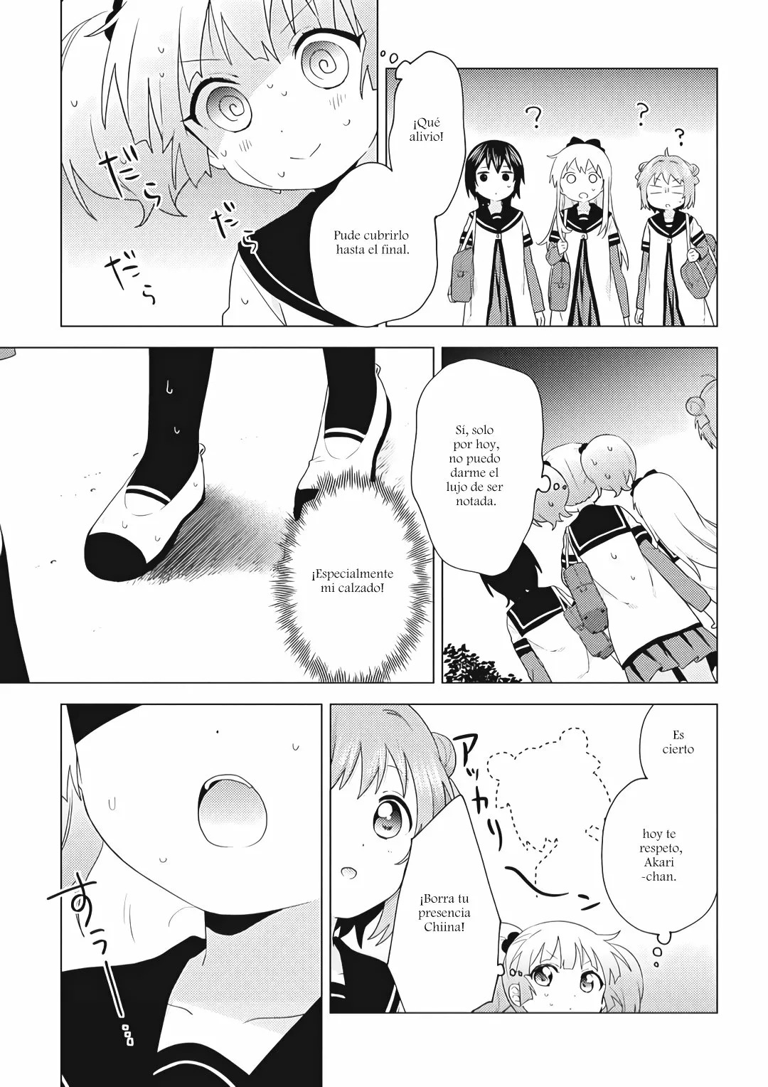 Yuru Yuri Capitulo 171: Historias verdaderamente vergonzosas página 7