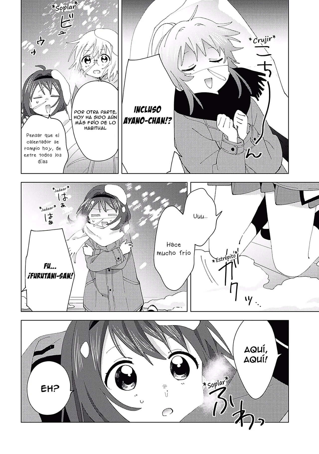 Yuru Yuri Capitulo 181: Muuuy frío página 8