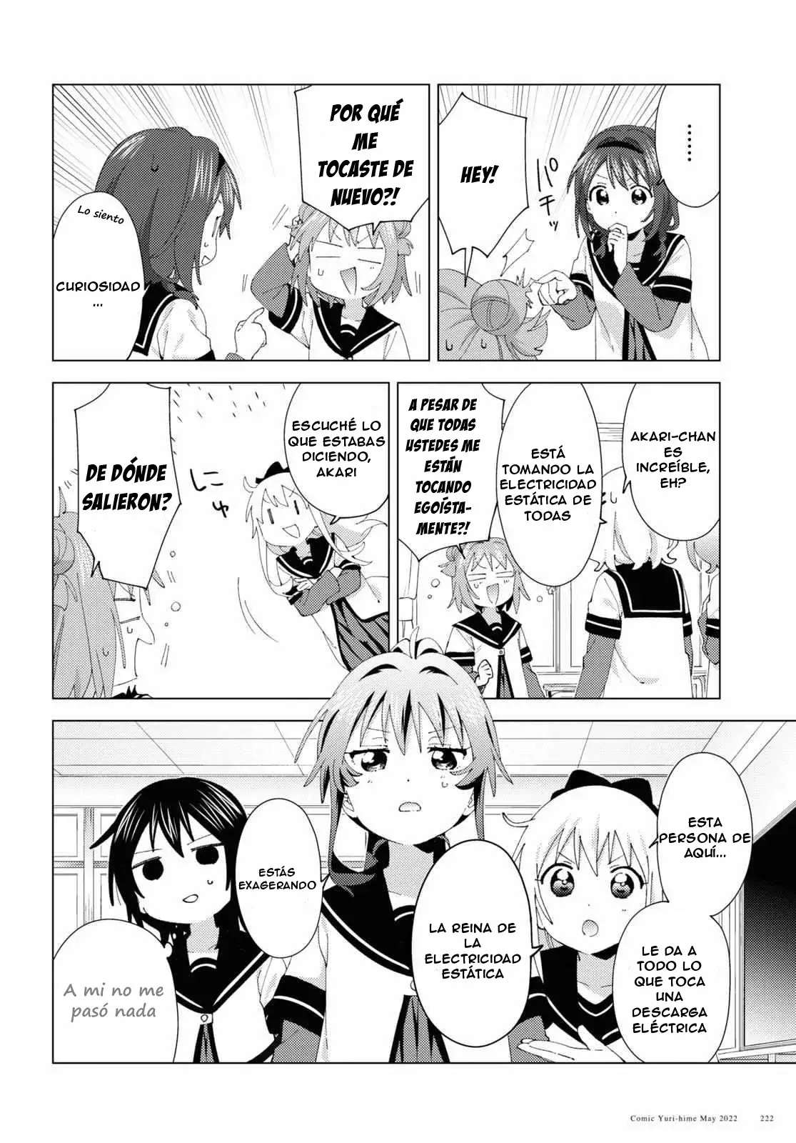 Yuru Yuri Capitulo 184: Electricidad estática página 10
