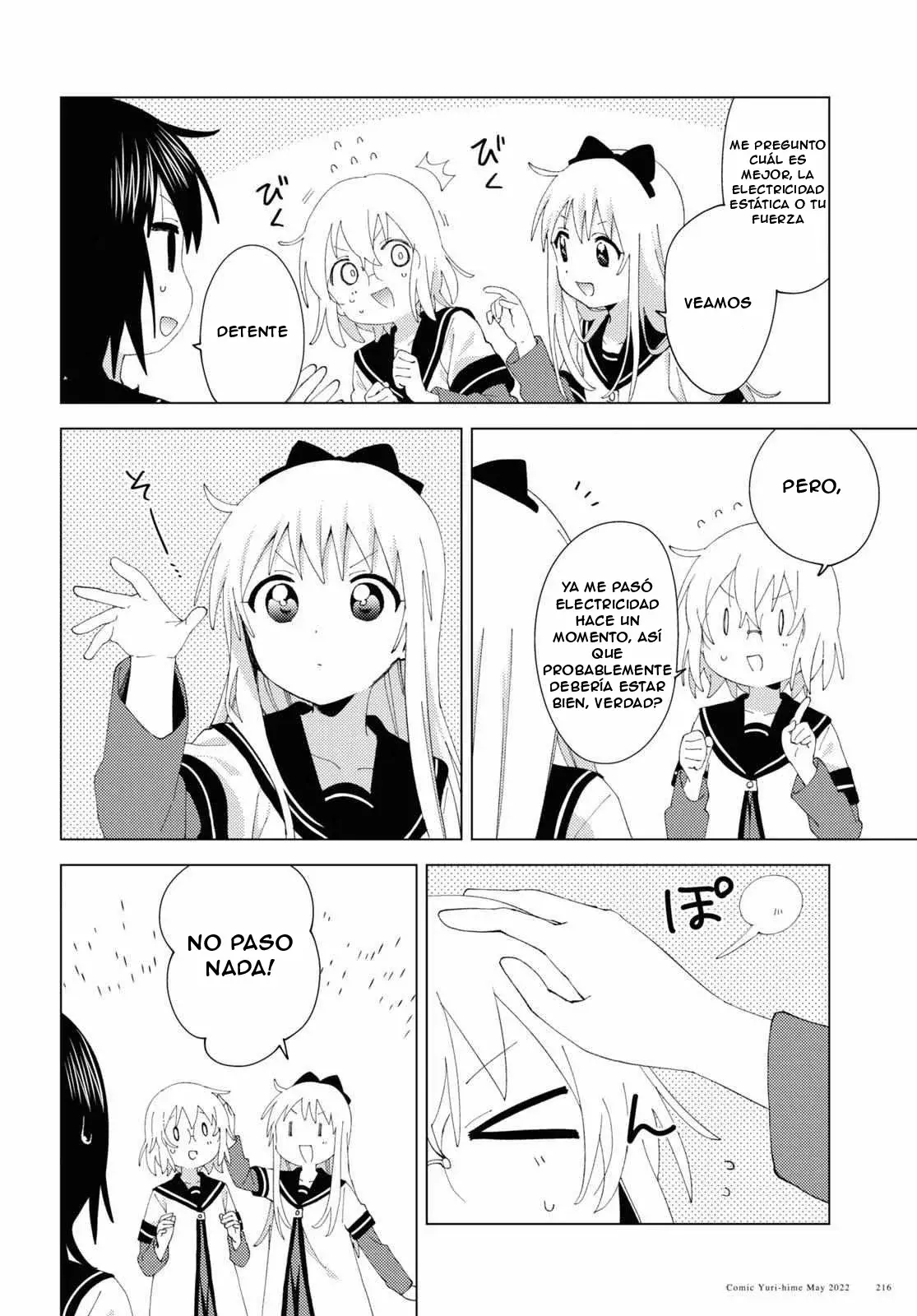 Yuru Yuri Capitulo 184: Electricidad estática página 4
