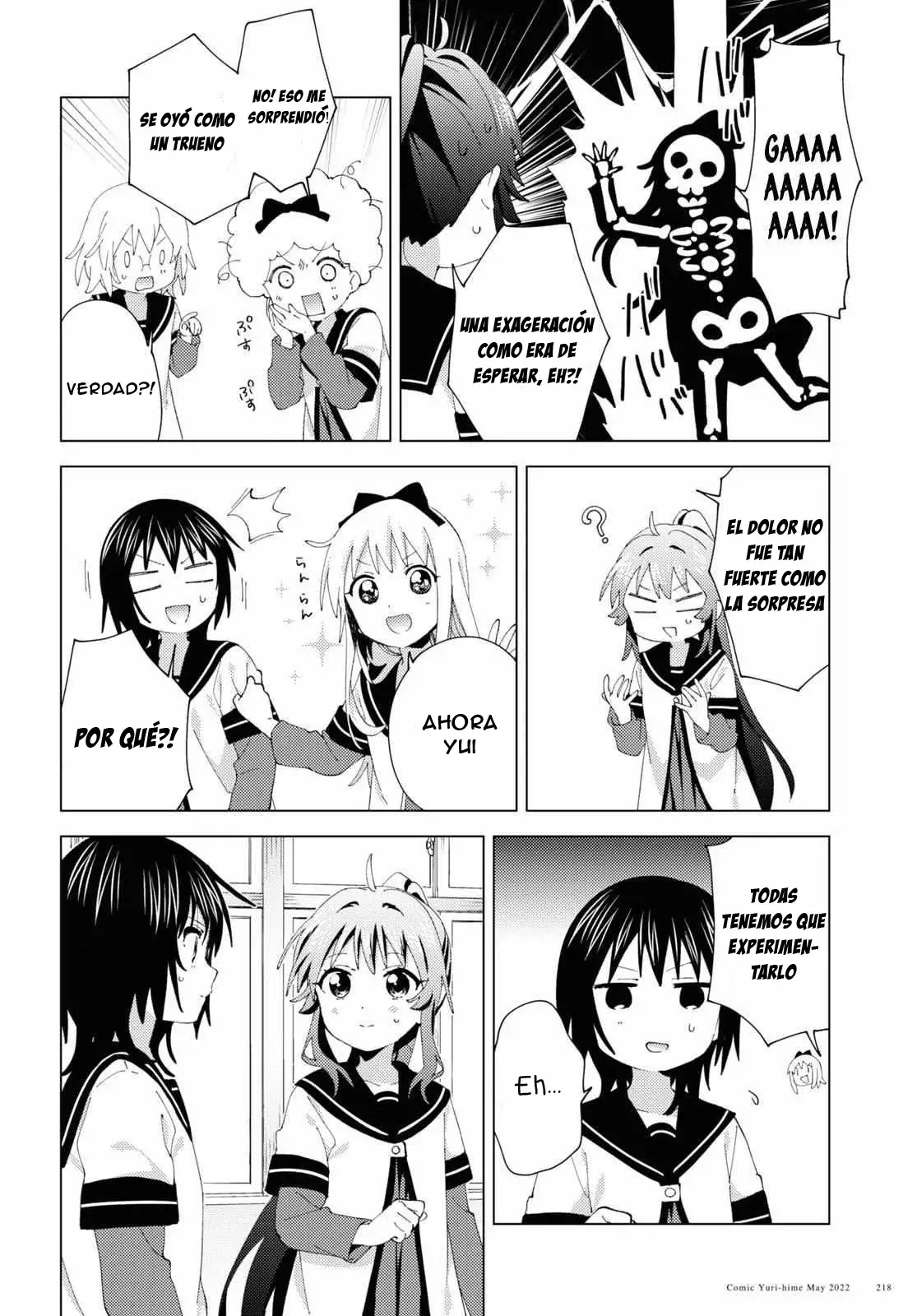 Yuru Yuri Capitulo 184: Electricidad estática página 6