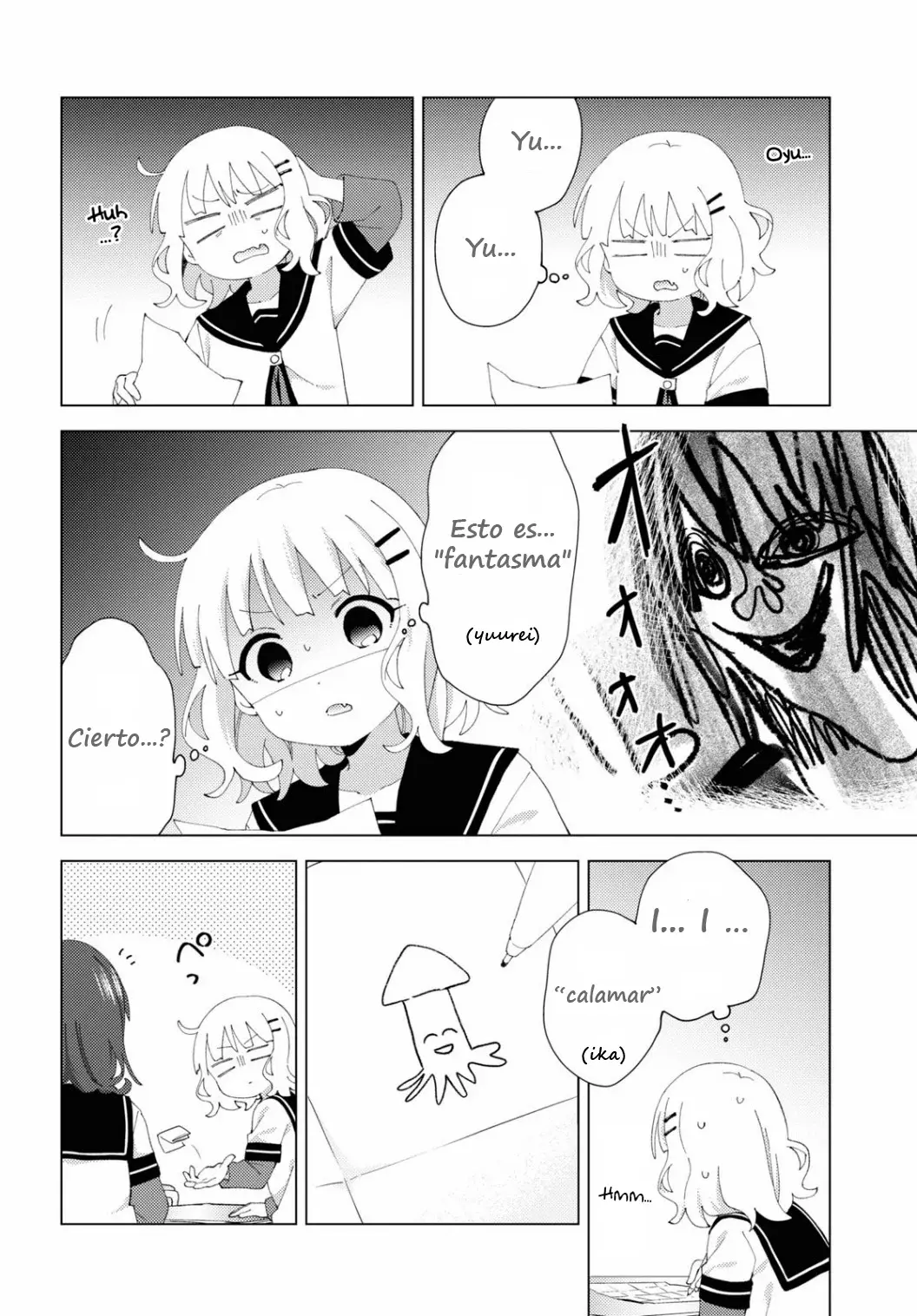 Yuru Yuri Capitulo 196: Dibujo de autoaprendizaje página 6