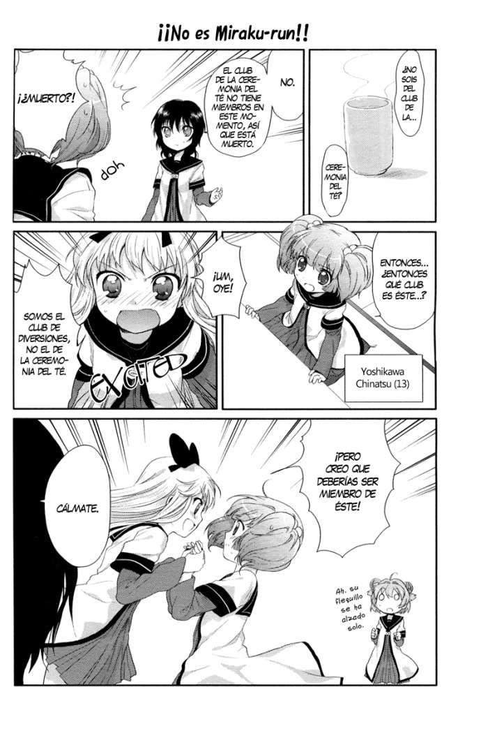 Yuru Yuri Capitulo 4: ¡¿Mirakurun hace una visita?! página 2