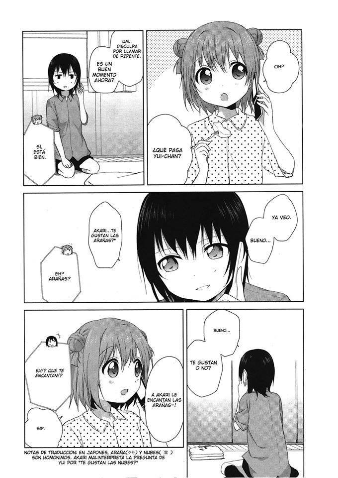 Yuru Yuri Capitulo 63: la historia de como no pude atrapar una araña página 4