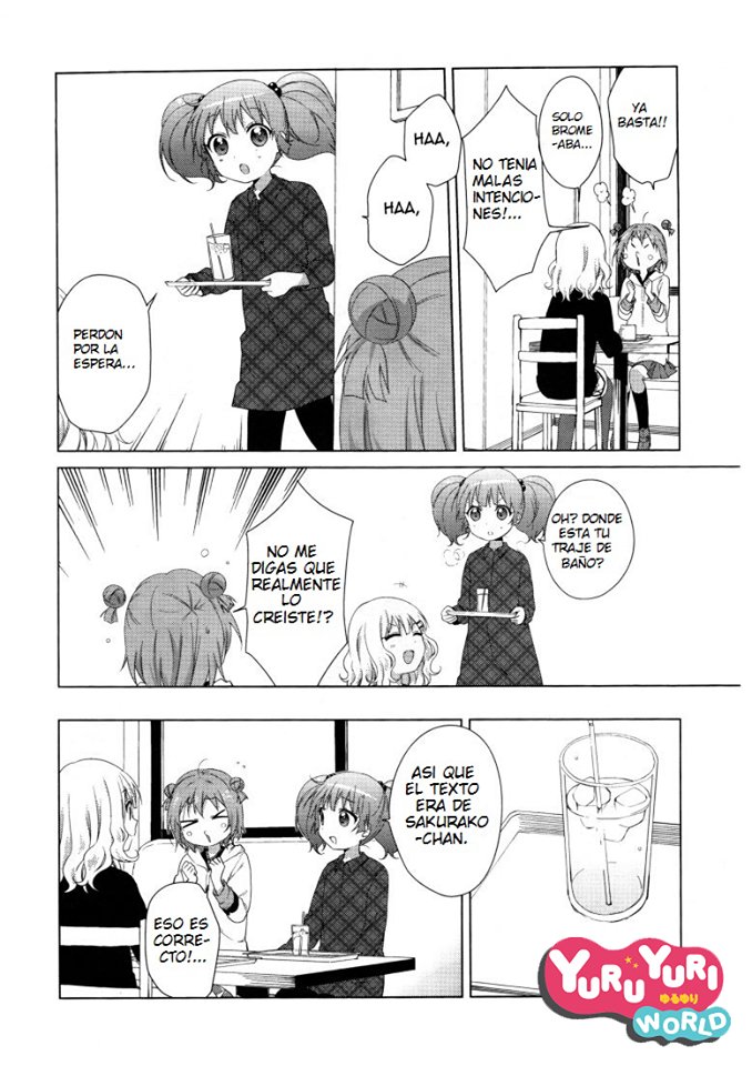 Yuru Yuri Capitulo 72: el poder del estudiante de secundaria página 8