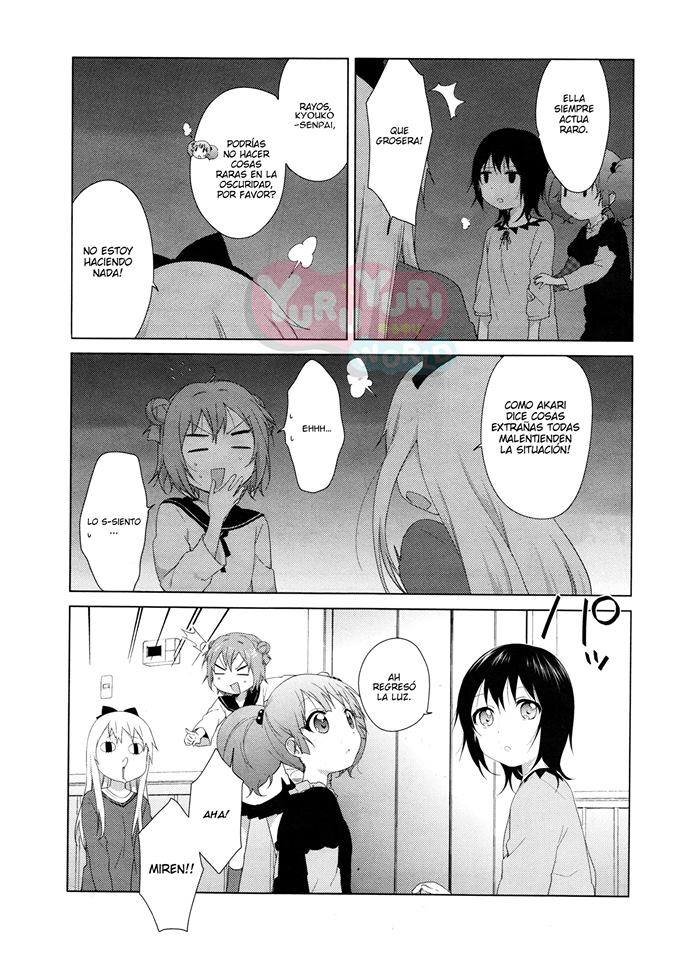Yuru Yuri Capitulo 73: terremotos,truenos, ollas calientes,akarin página 11