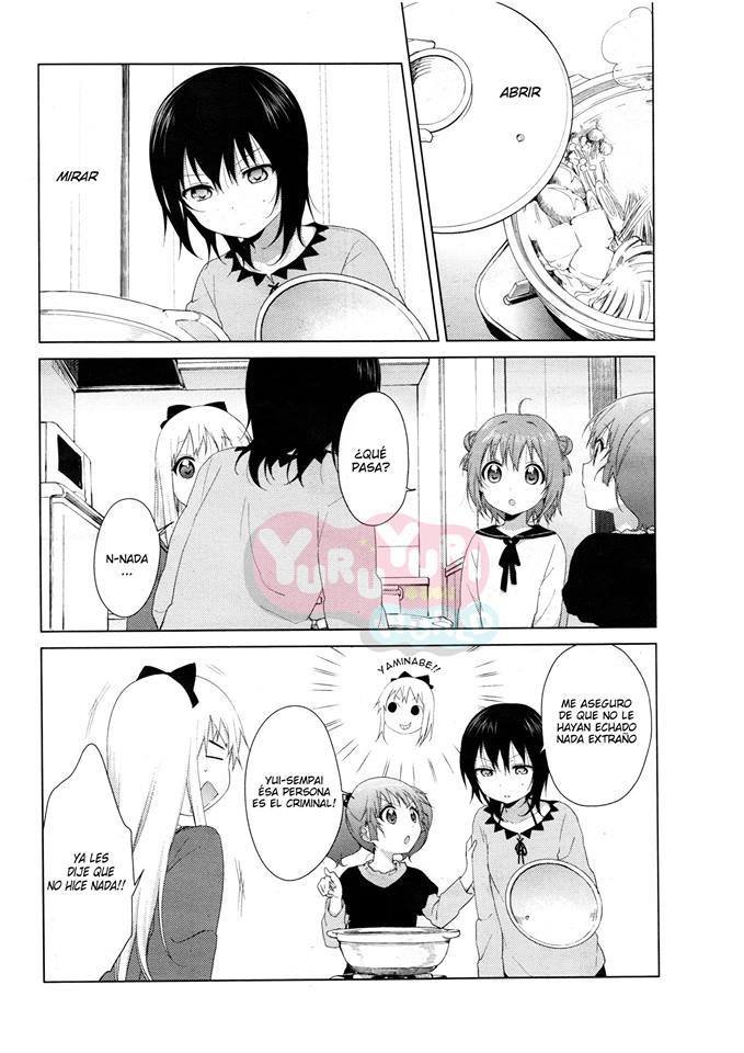 Yuru Yuri Capitulo 73: terremotos,truenos, ollas calientes,akarin página 12