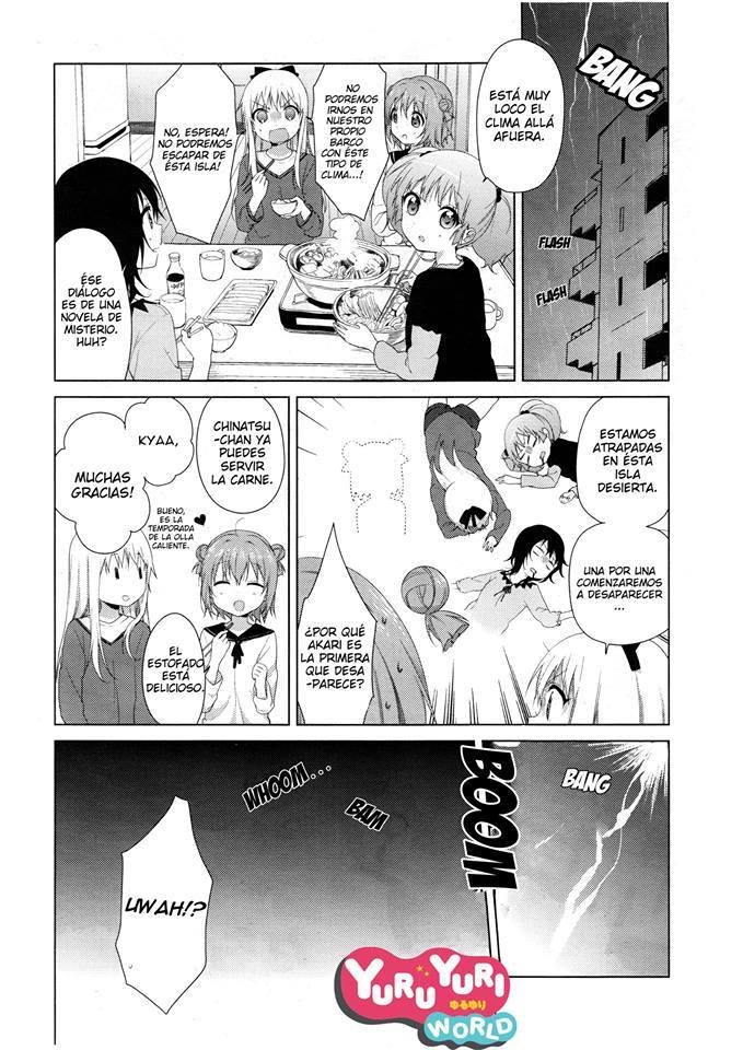 Yuru Yuri Capitulo 73: terremotos,truenos, ollas calientes,akarin página 2