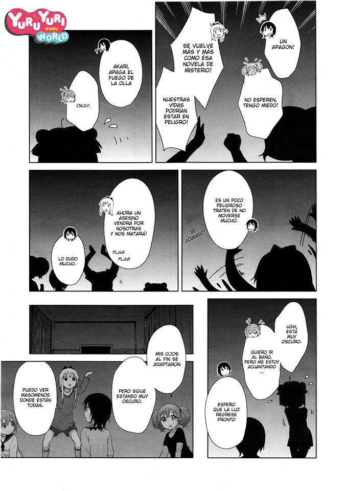 Yuru Yuri Capitulo 73: terremotos,truenos, ollas calientes,akarin página 3