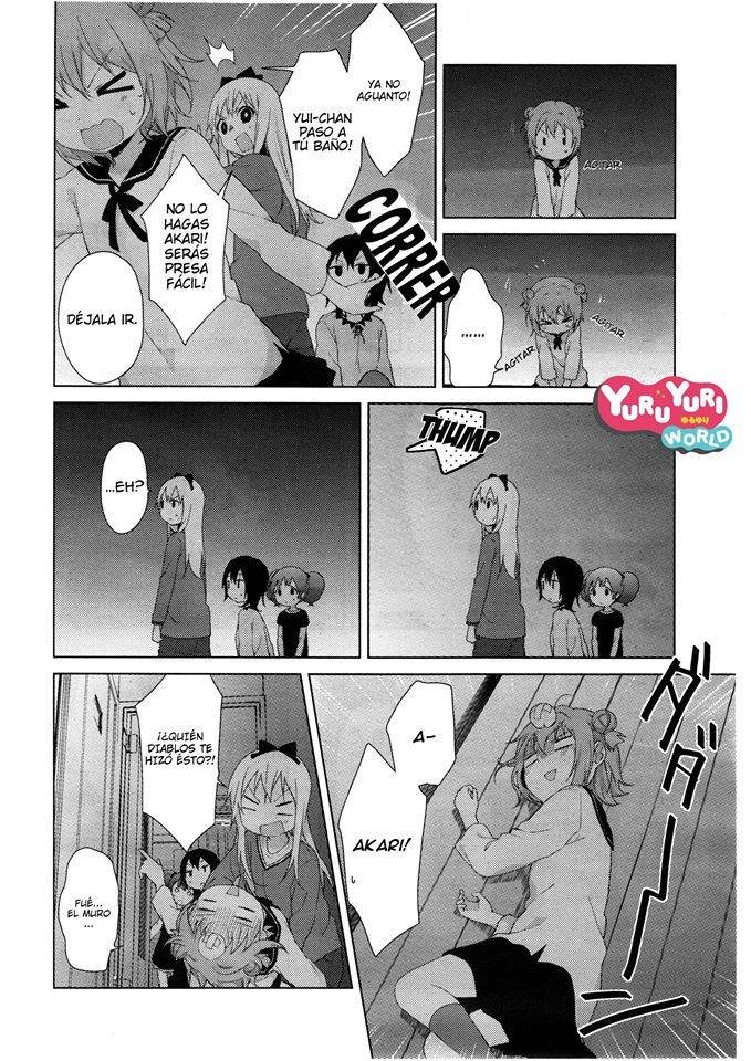 Yuru Yuri Capitulo 73: terremotos,truenos, ollas calientes,akarin página 4
