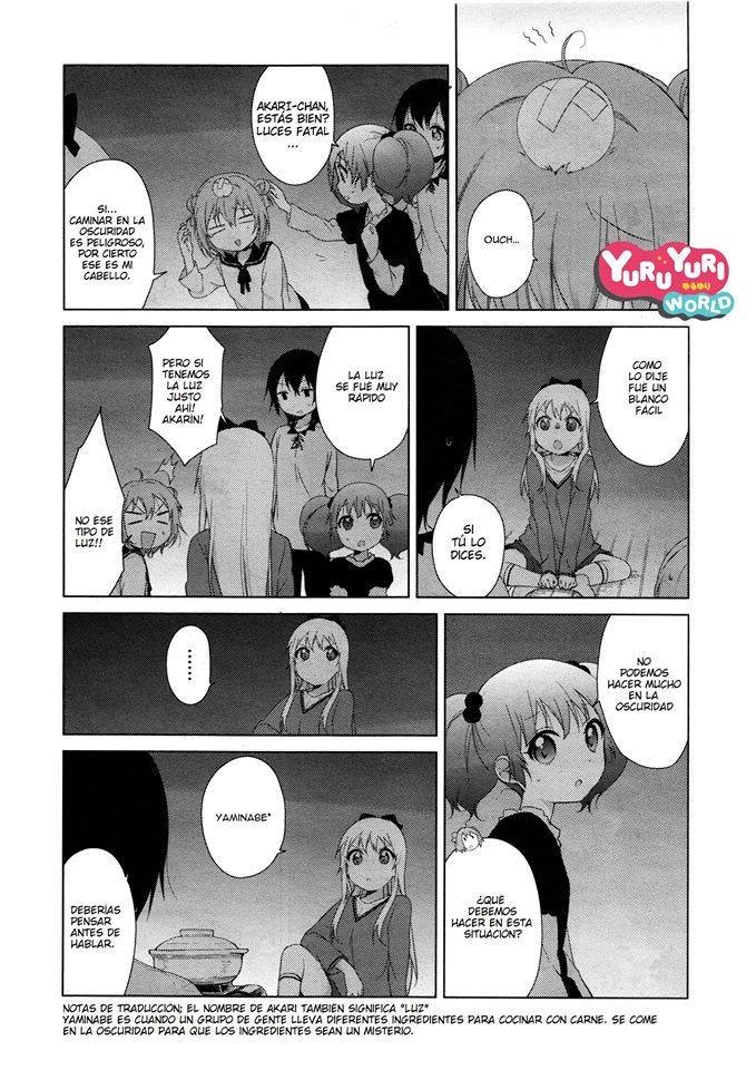 Yuru Yuri Capitulo 73: terremotos,truenos, ollas calientes,akarin página 5