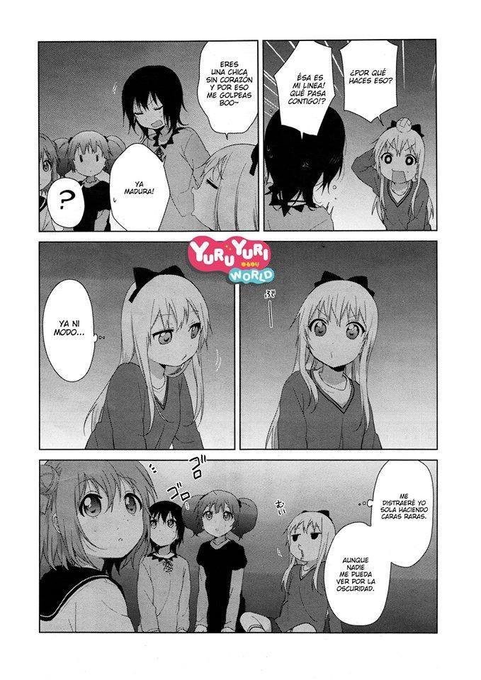 Yuru Yuri Capitulo 73: terremotos,truenos, ollas calientes,akarin página 7