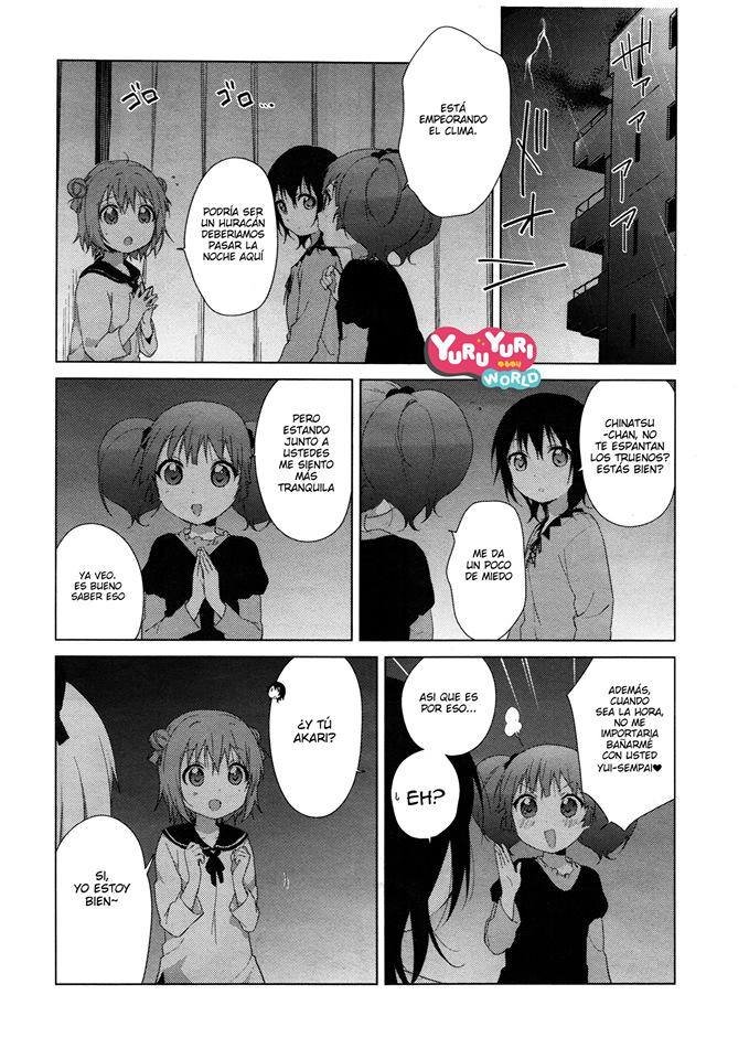 Yuru Yuri Capitulo 73: terremotos,truenos, ollas calientes,akarin página 8