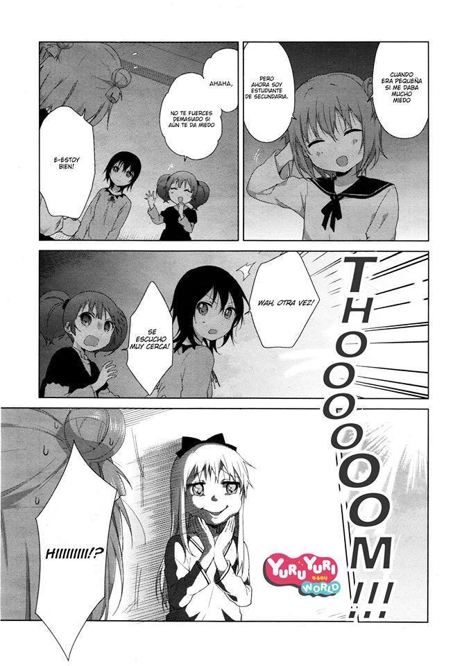 Yuru Yuri Capitulo 73: terremotos,truenos, ollas calientes,akarin página 9