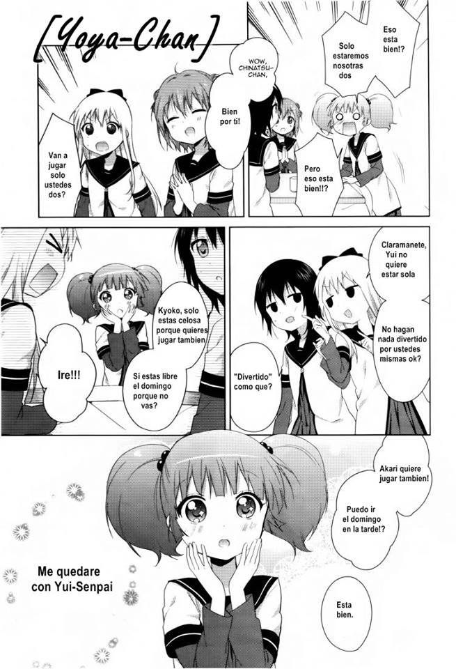 Yuru Yuri Capitulo 78: quedarse por más Apenas el de dos de nosotras página 3