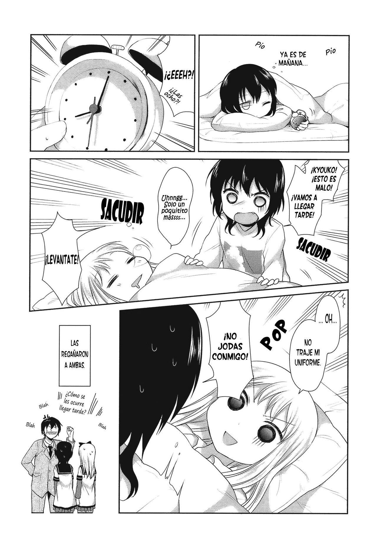 Yuru Yuri Capitulo 8.5: Ella estaba... Justo detrás de Mi página 9