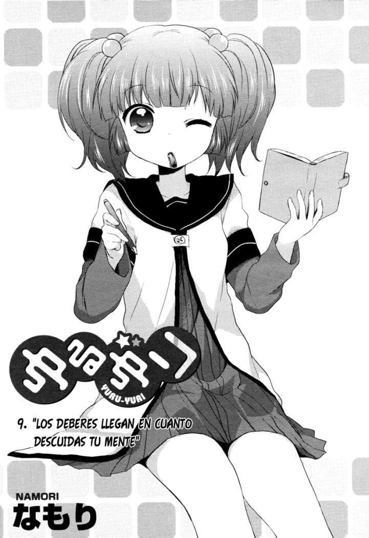 Yuru Yuri Capitulo 9: Los deberes llegan cuando descuidas tu mente página 3
