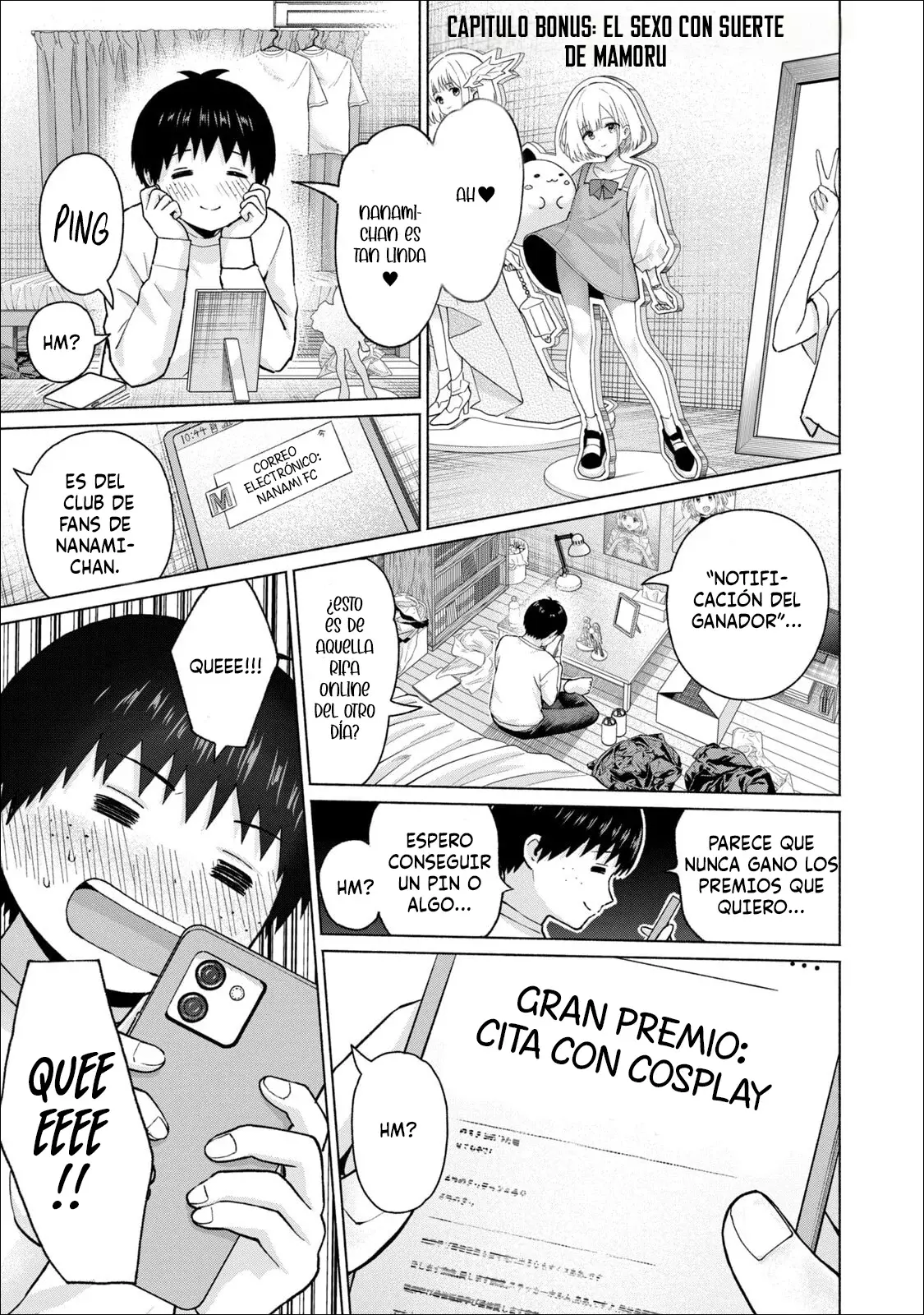 Grapara! Capitulo 87.5: La suerte de Mamoru página 3
