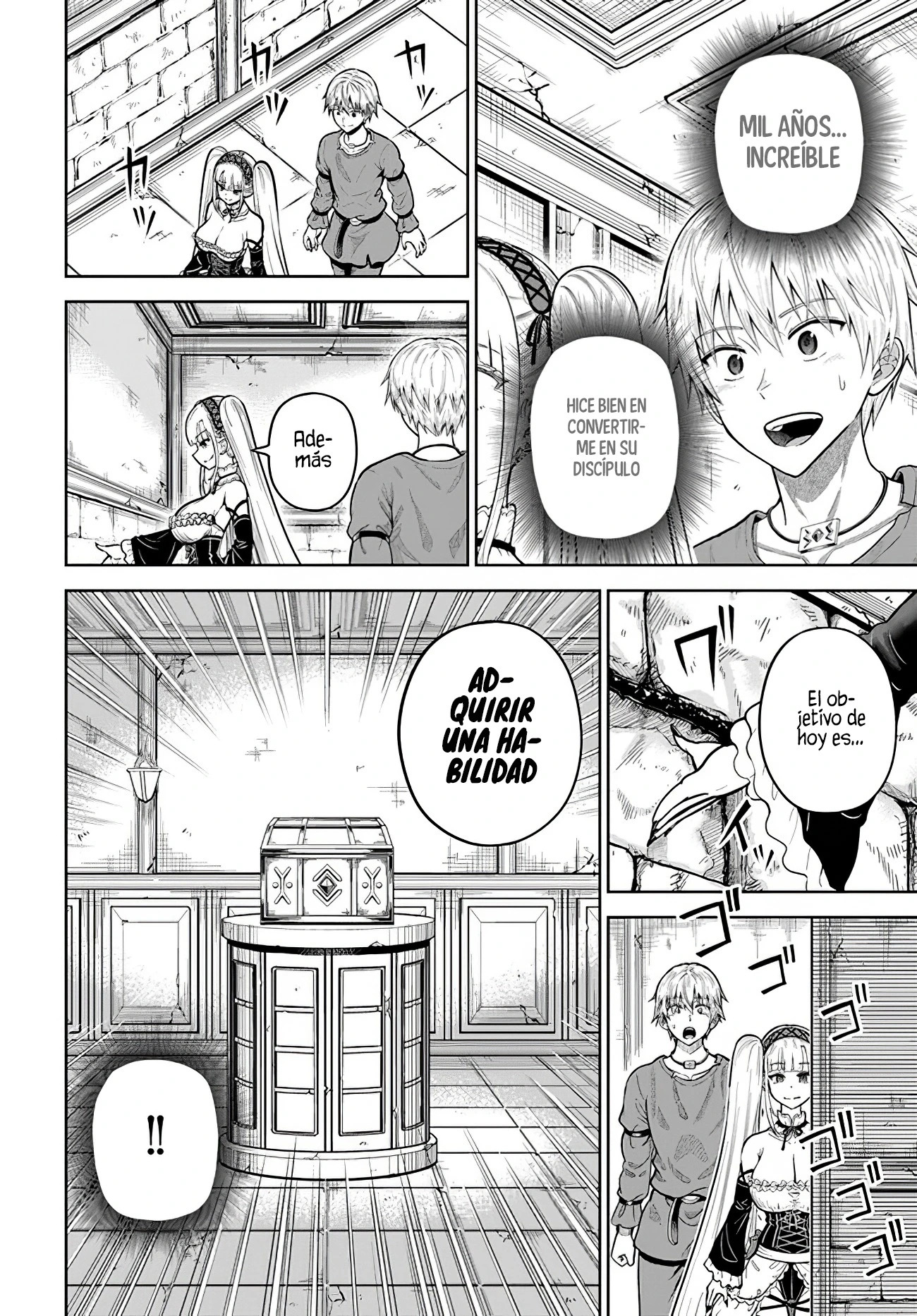 Dungeon ni Hisomu Yandere na Kanojo ni Ore wa Nando mo Korosareru Capitulo 10.1 página 10
