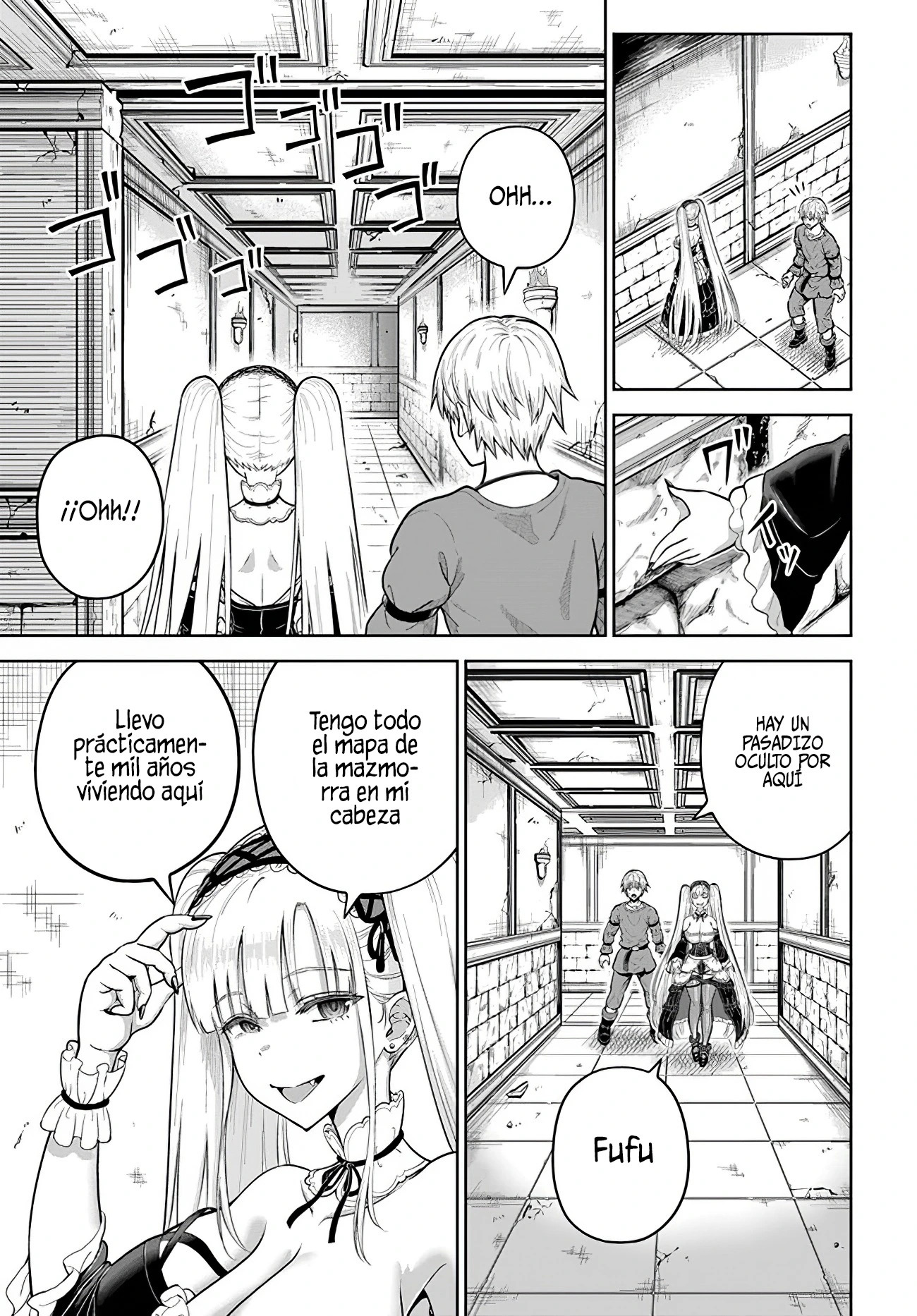 Dungeon ni Hisomu Yandere na Kanojo ni Ore wa Nando mo Korosareru Capitulo 10.1 página 9