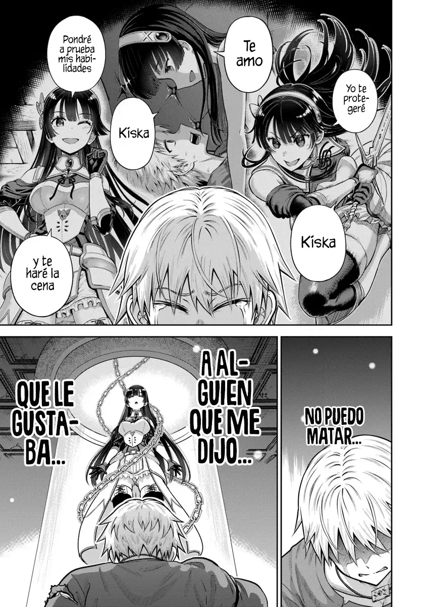 Dungeon ni Hisomu Yandere na Kanojo ni Ore wa Nando mo Korosareru Capitulo 17.1 página 14
