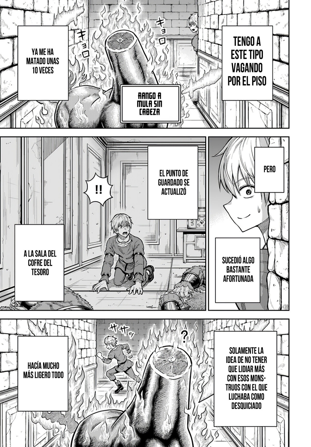 Dungeon ni Hisomu Yandere na Kanojo ni Ore wa Nando mo Korosareru Capitulo 4.1 página 6