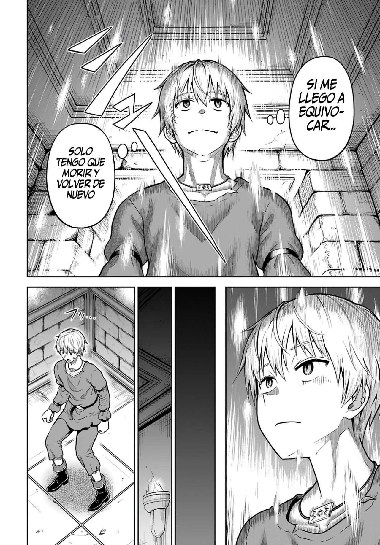 Dungeon ni Hisomu Yandere na Kanojo ni Ore wa Nando mo Korosareru Capitulo 4.1 página 9