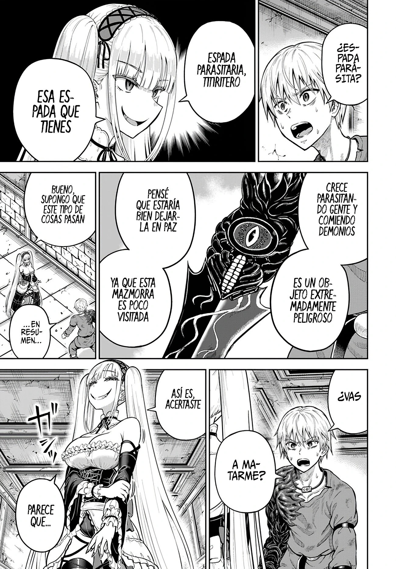 Dungeon ni Hisomu Yandere na Kanojo ni Ore wa Nando mo Korosareru Capitulo 8.1 página 6