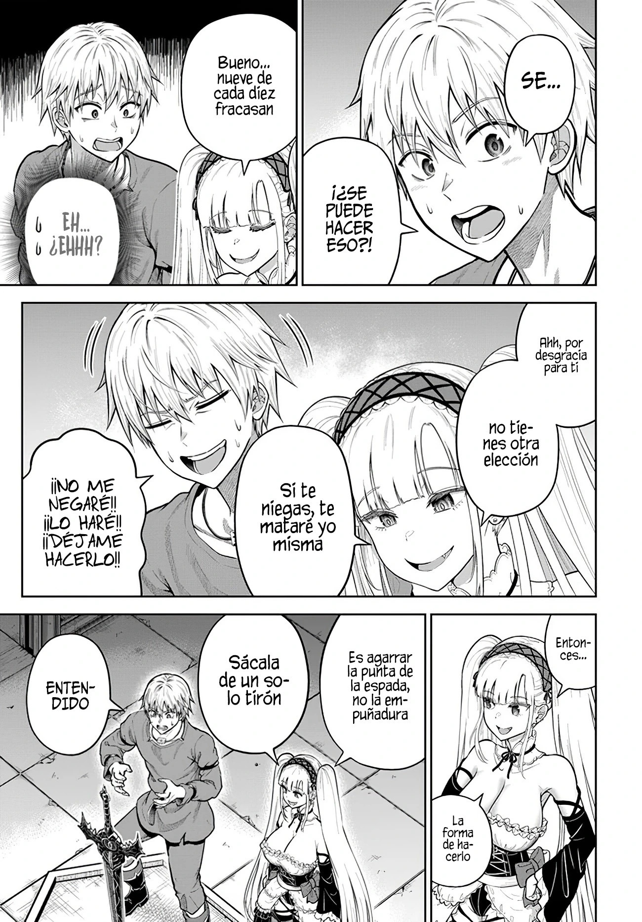 Dungeon ni Hisomu Yandere na Kanojo ni Ore wa Nando mo Korosareru Capitulo 9.2 página 9