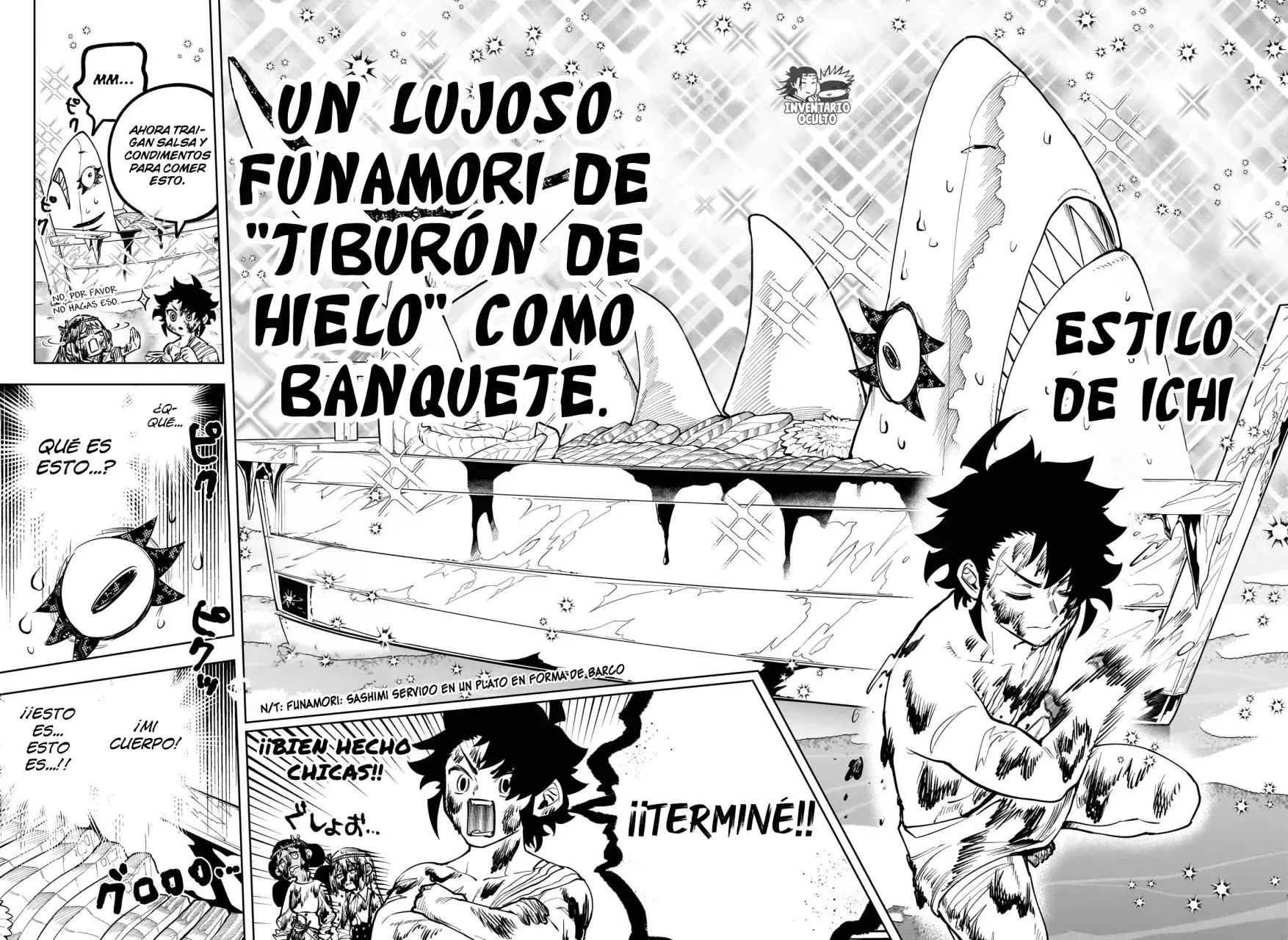 Madan no Ichi Capitulo 10: La Magia del Tiburón de Hielo, Parte 4 página 10