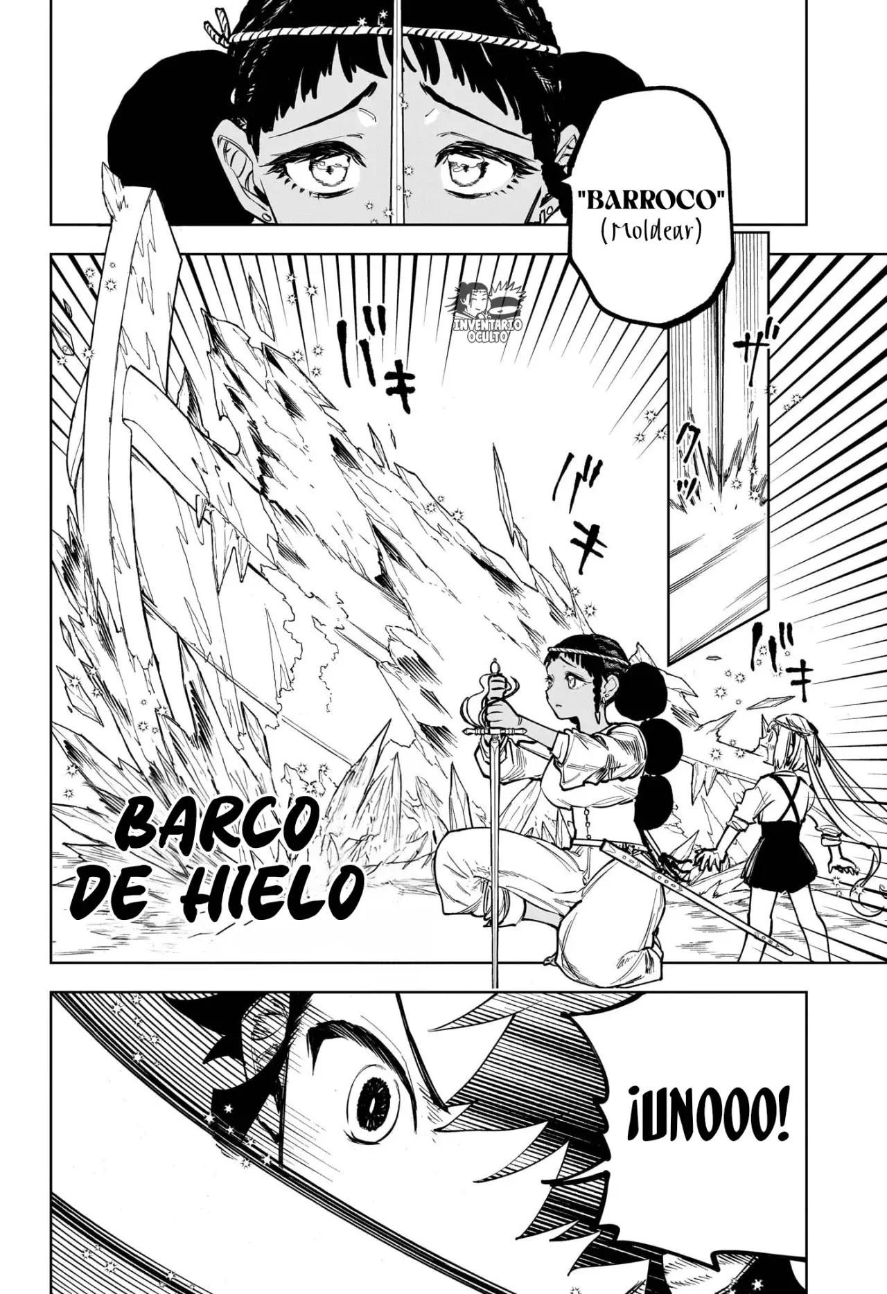 Madan no Ichi Capitulo 10: La Magia del Tiburón de Hielo, Parte 4 página 8