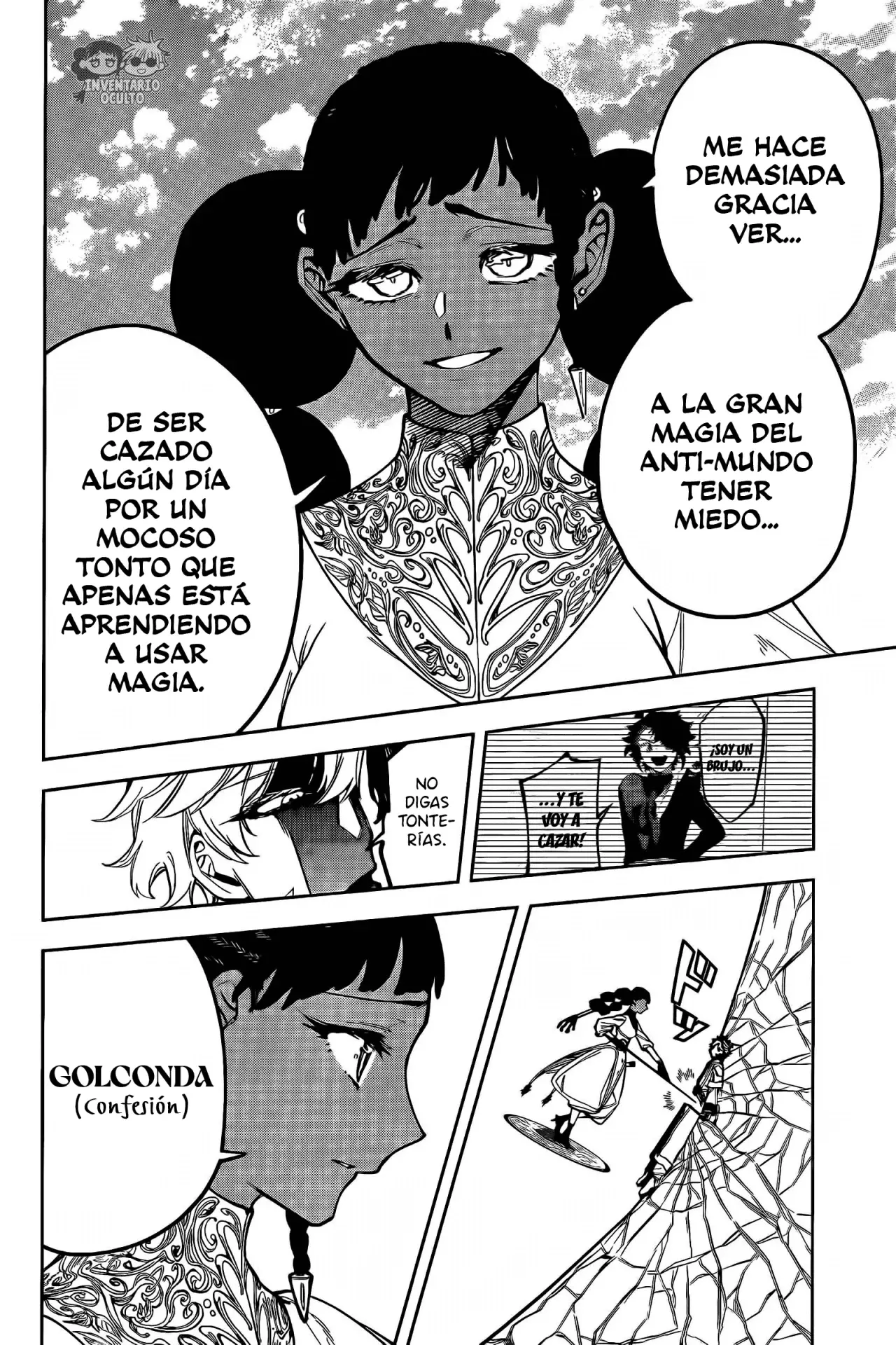 Madan no Ichi Capitulo 18: La Bruja del Abismo, Desscaras página 11