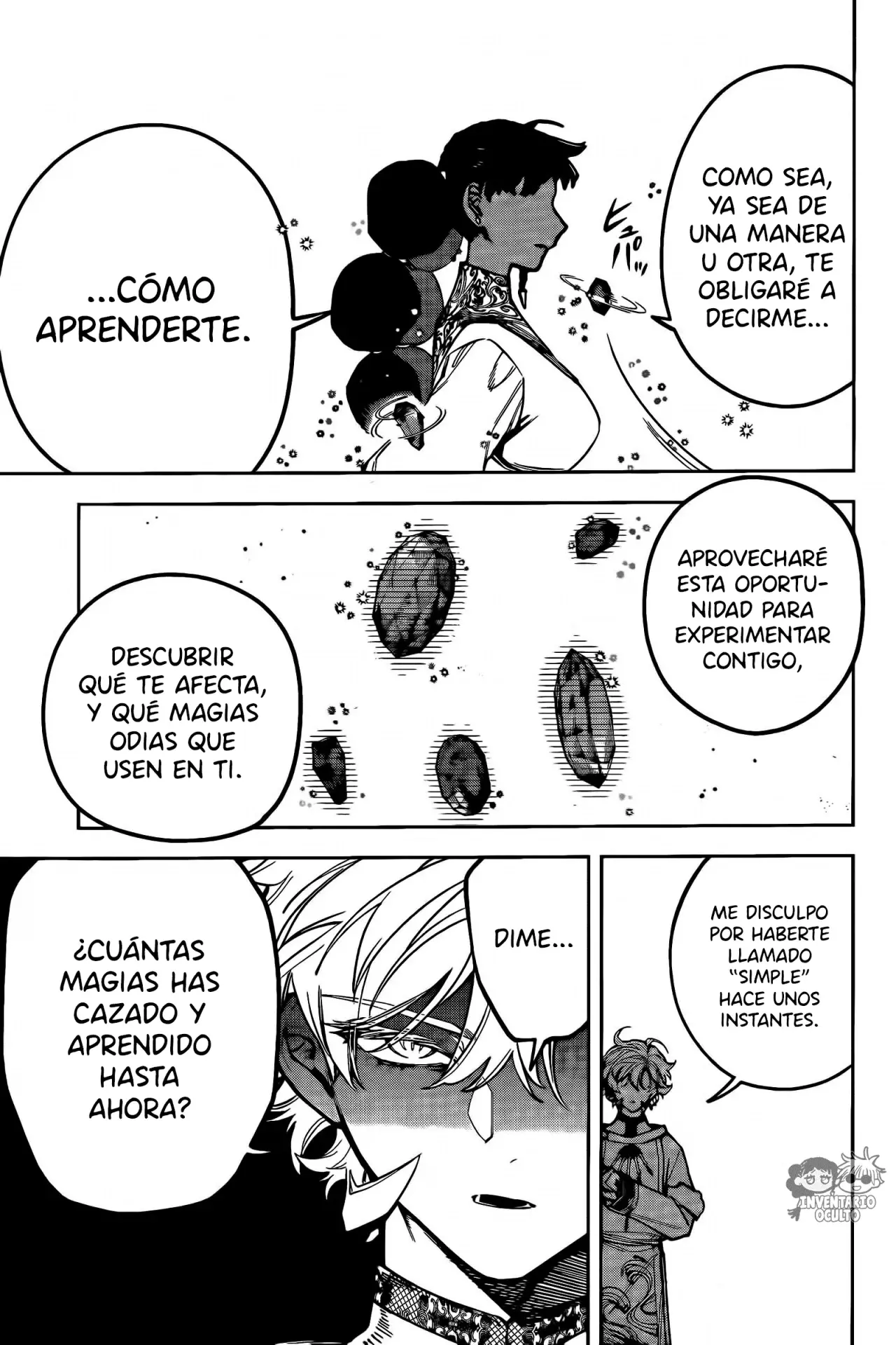 Madan no Ichi Capitulo 18: La Bruja del Abismo, Desscaras página 14