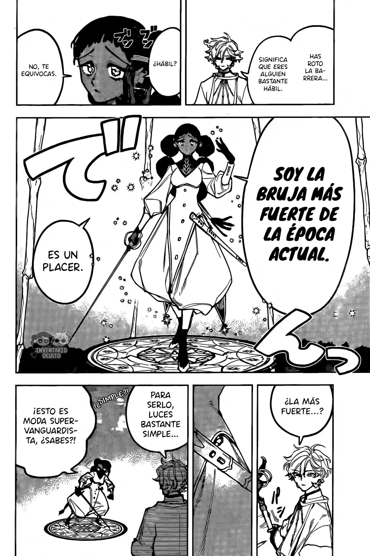 Madan no Ichi Capitulo 18: La Bruja del Abismo, Desscaras página 3