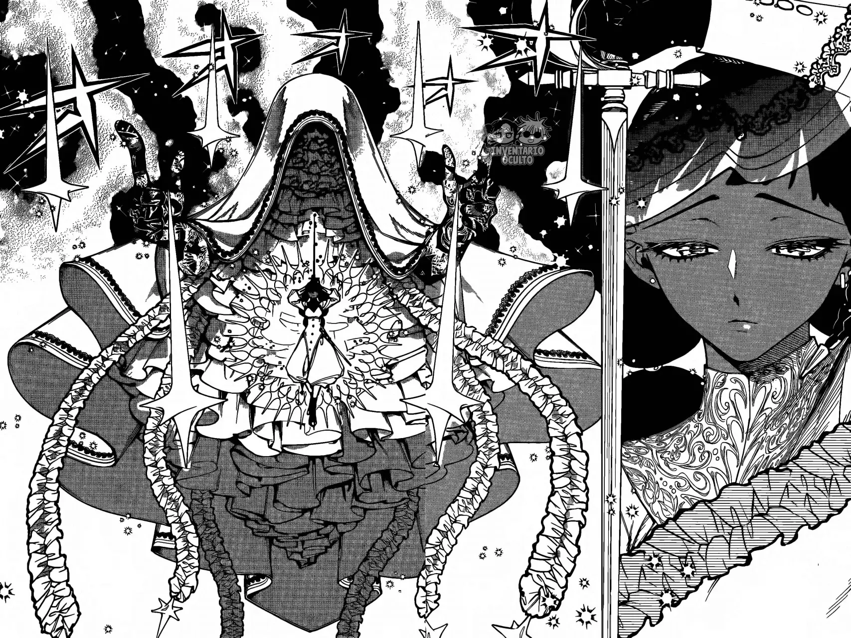 Madan no Ichi Capitulo 18: La Bruja del Abismo, Desscaras página 6