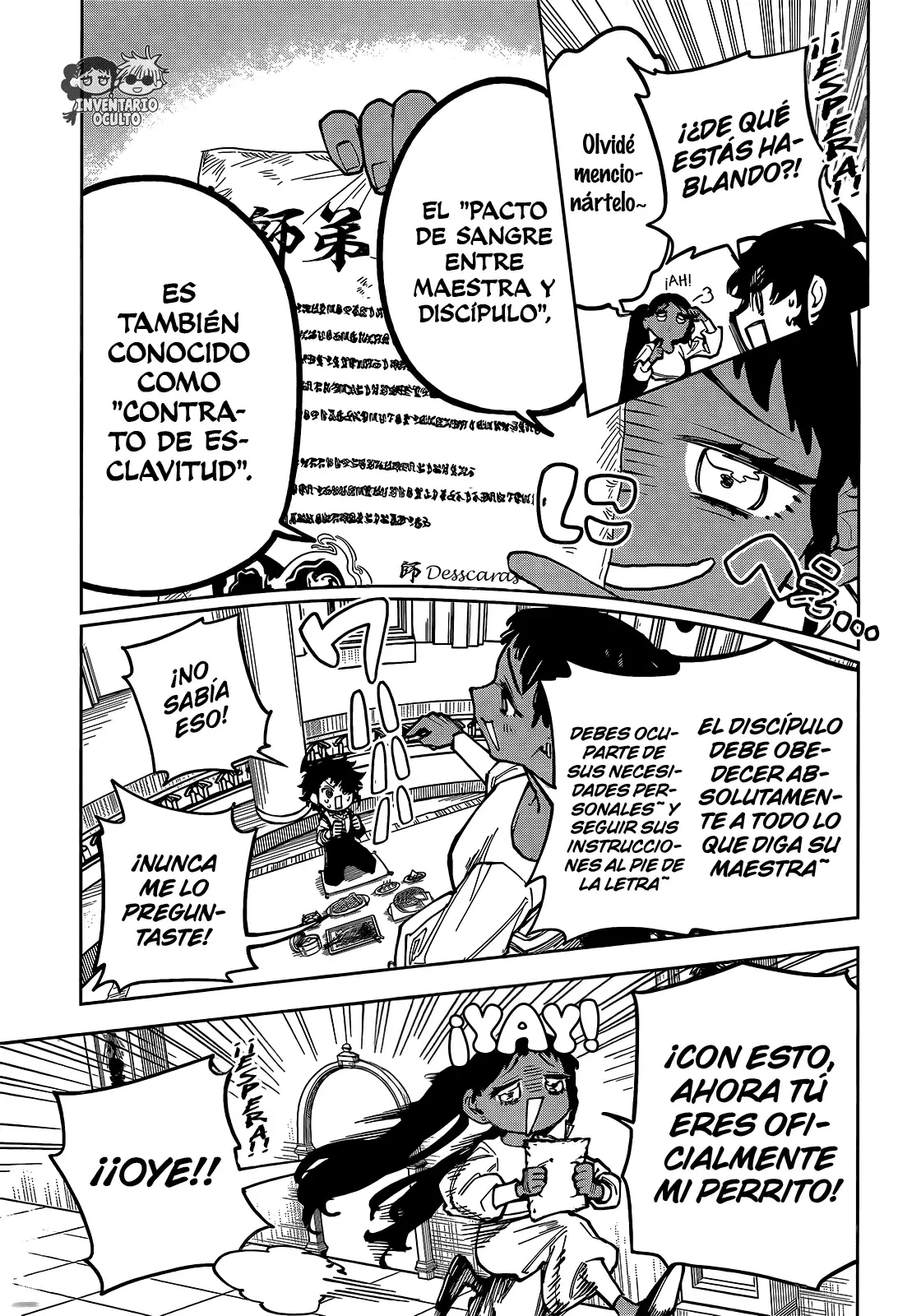 Madan no Ichi Capitulo 22: Pacto de sangre entre Maestra y Discípulo página 12