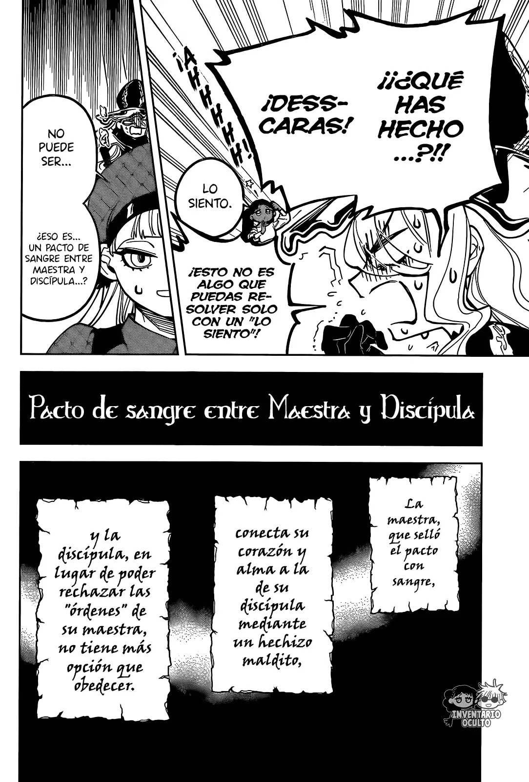 Madan no Ichi Capitulo 22: Pacto de sangre entre Maestra y Discípulo página 15