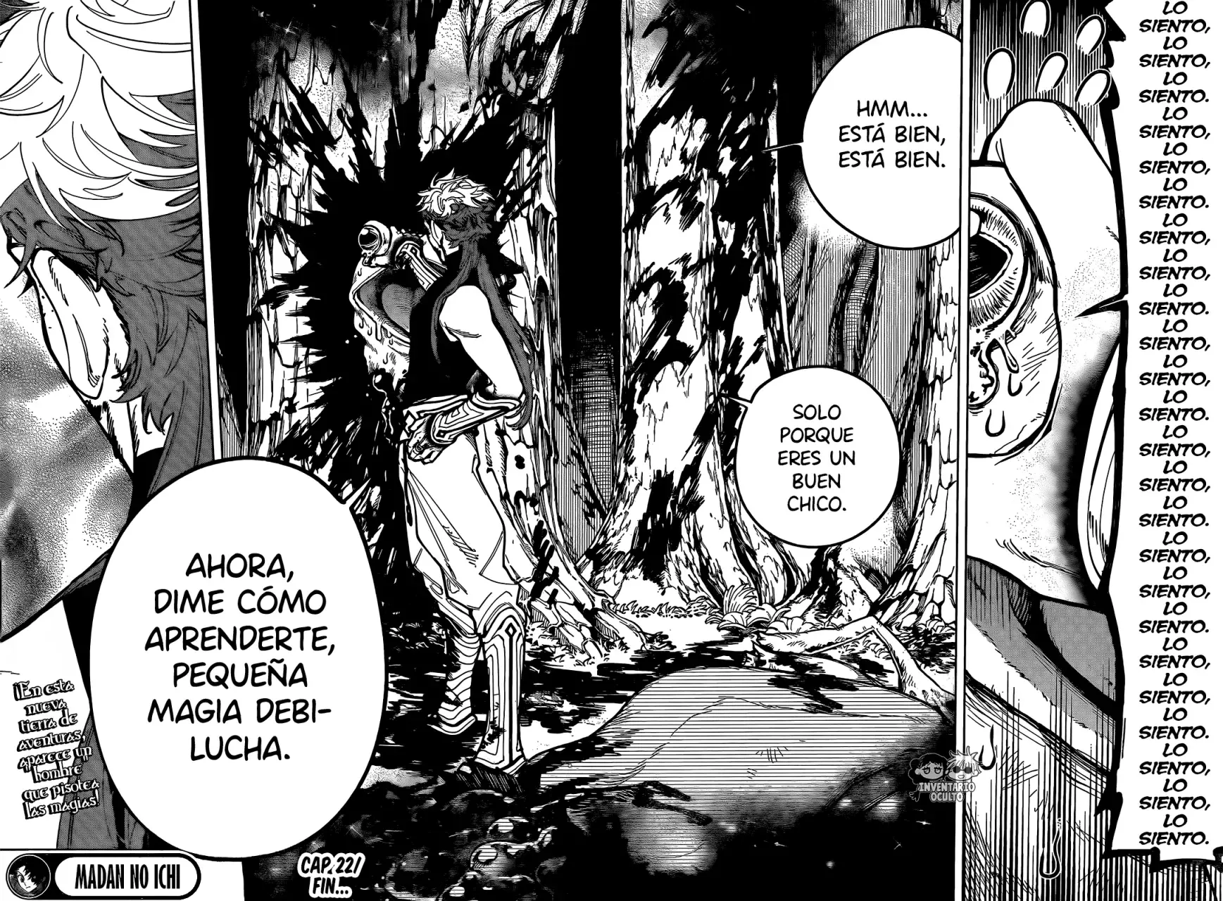 Madan no Ichi Capitulo 22: Pacto de sangre entre Maestra y Discípulo página 21
