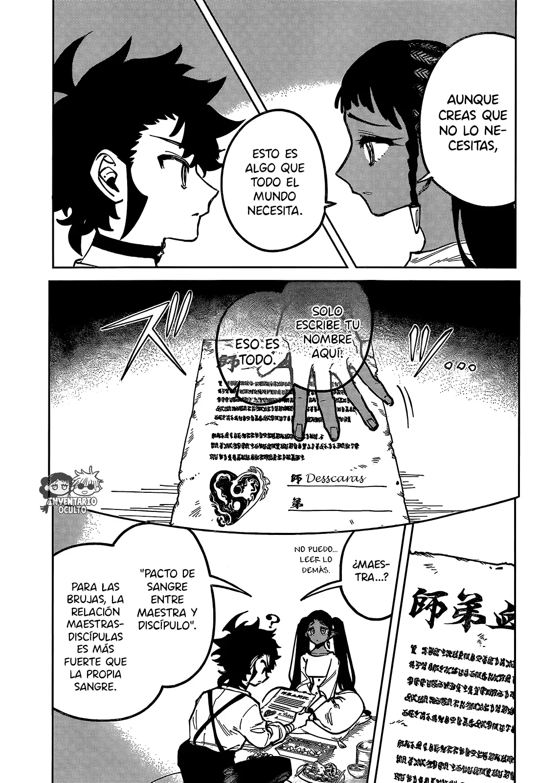 Madan no Ichi Capitulo 22: Pacto de sangre entre Maestra y Discípulo página 7