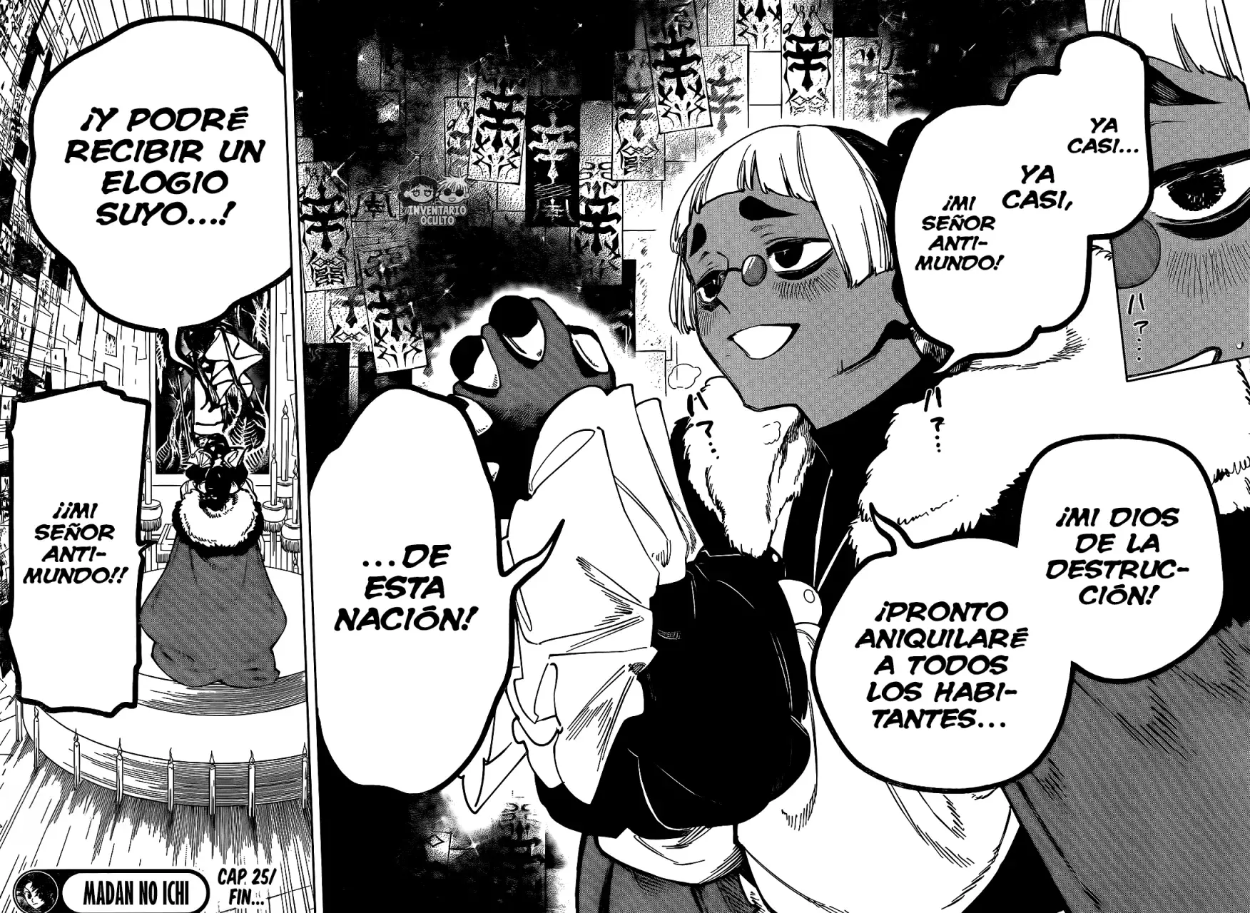 Madan no Ichi Capitulo 25: La Tierra de la Felicidad página 22