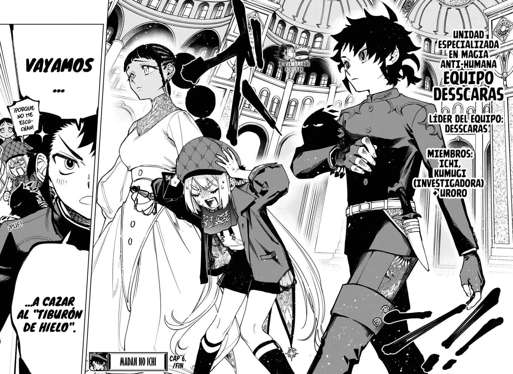 Madan no Ichi Capitulo 6: Equipo Desscaras página 18