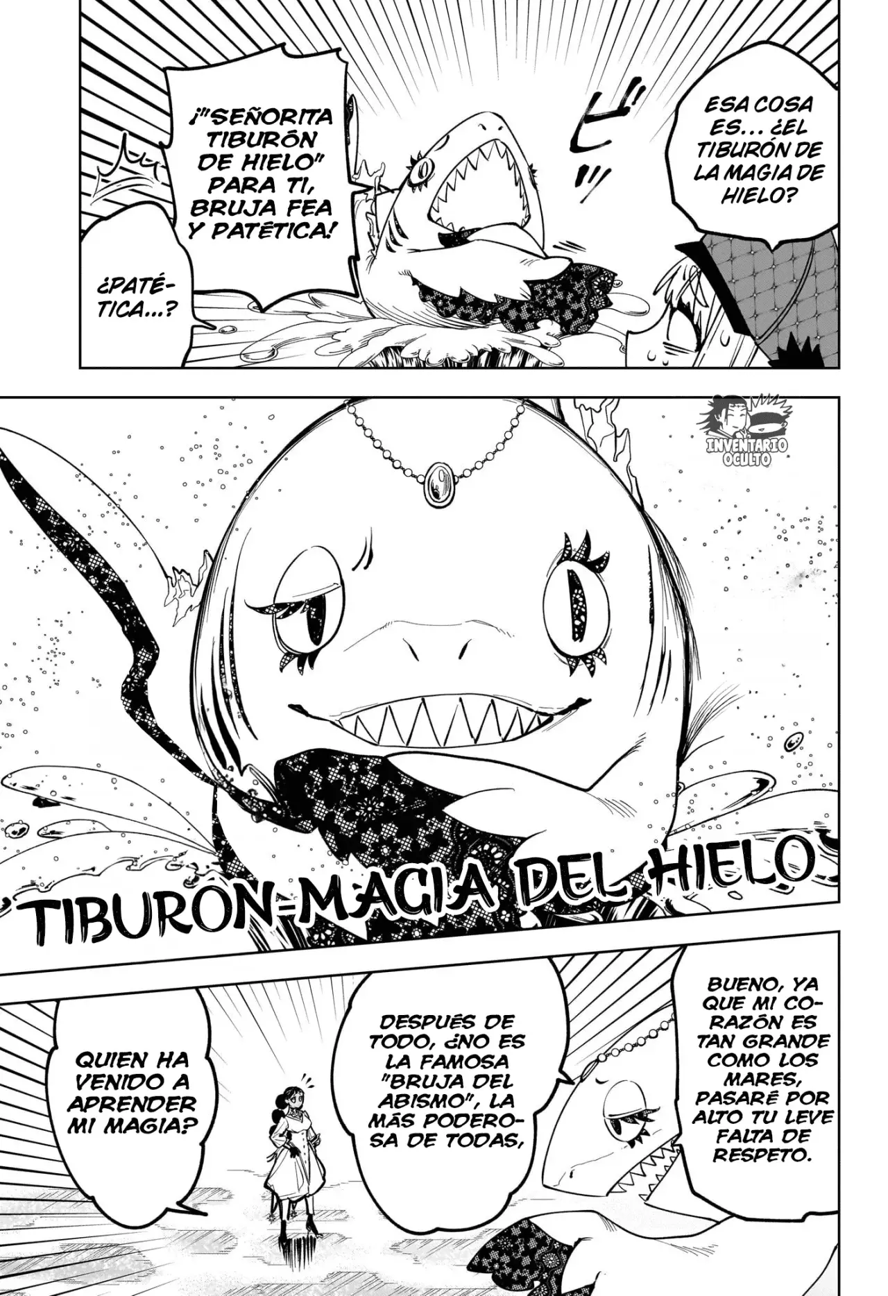 Madan no Ichi Capitulo 8: La Magia del Tiburón de Hielo, Parte 2 página 11