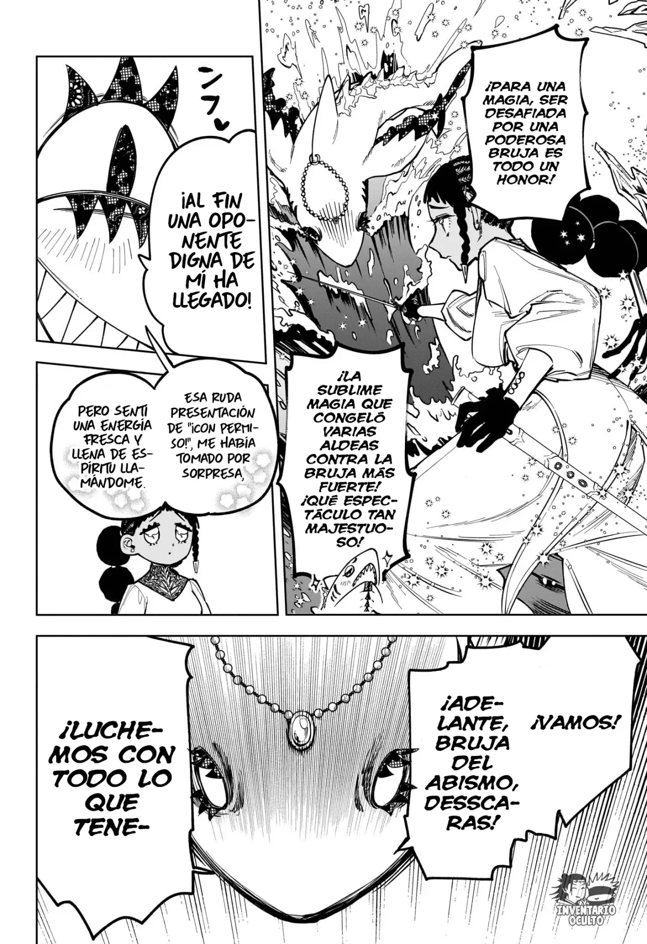 Madan no Ichi Capitulo 8: La Magia del Tiburón de Hielo, Parte 2 página 12