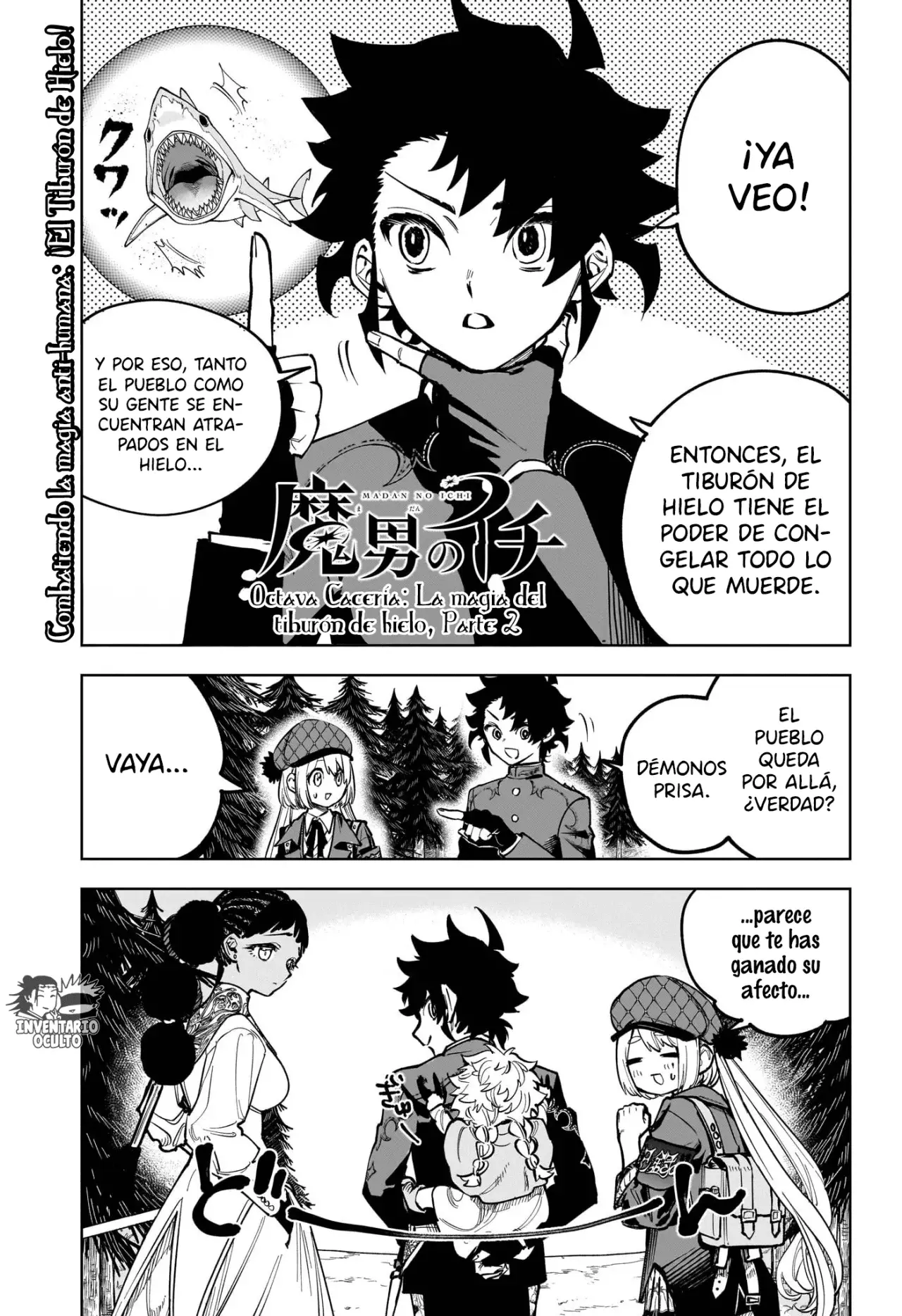 Madan no Ichi Capitulo 8: La Magia del Tiburón de Hielo, Parte 2 página 2