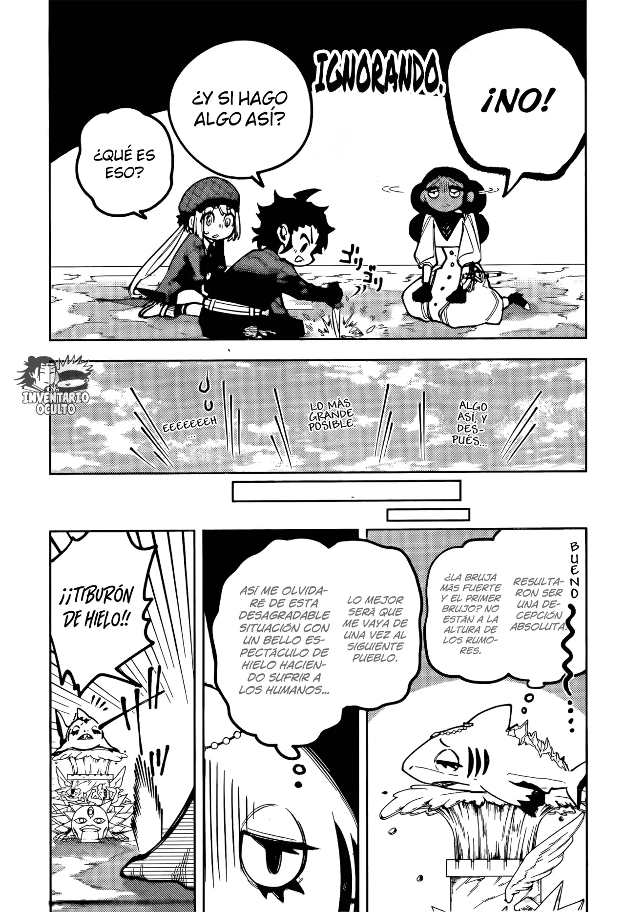 Madan no Ichi Capitulo 9: La Magia del Tiburón de Hielo, Parte 3 página 12